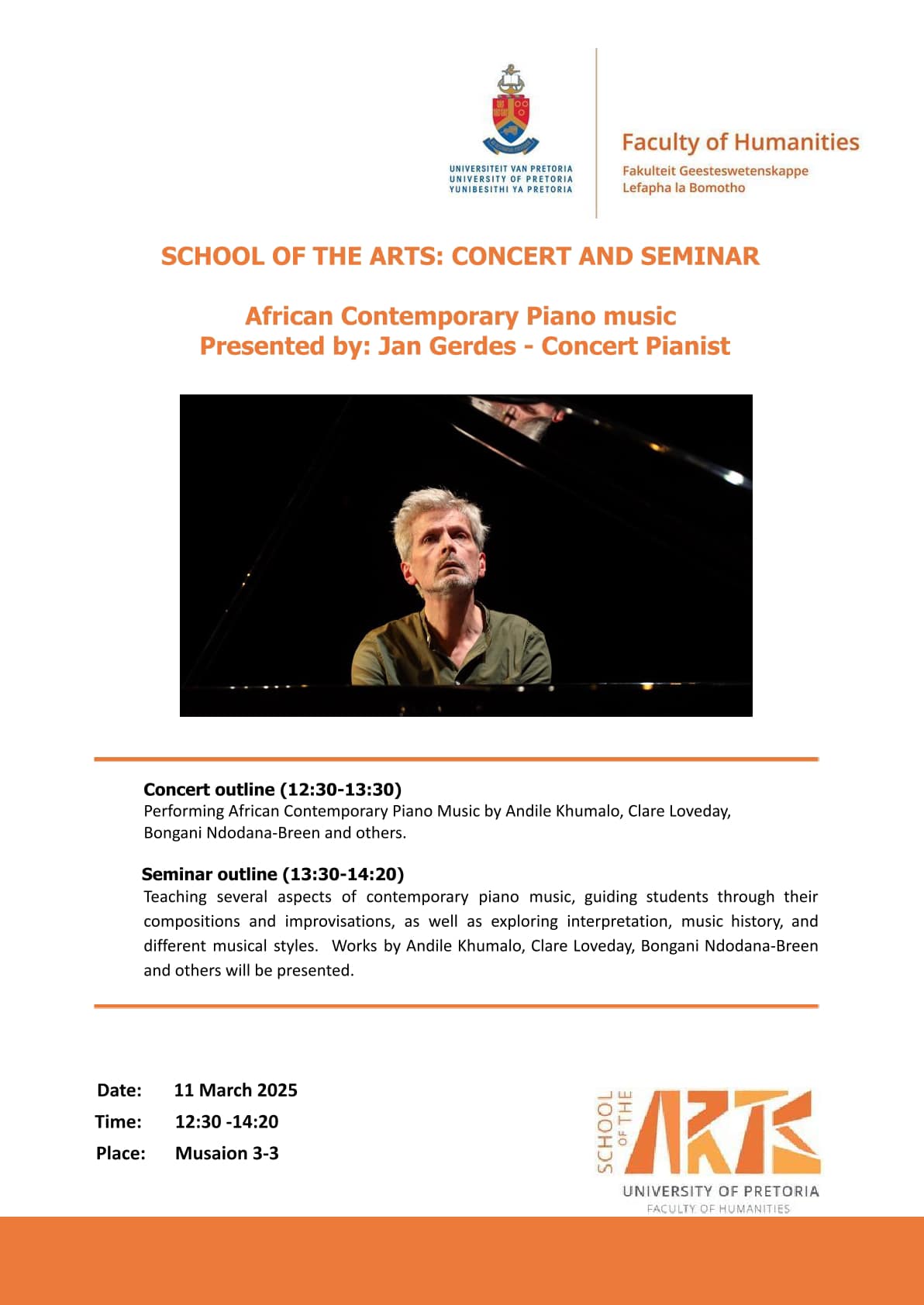 African Contemporary Piano Music- Lecture Performance at University of ...