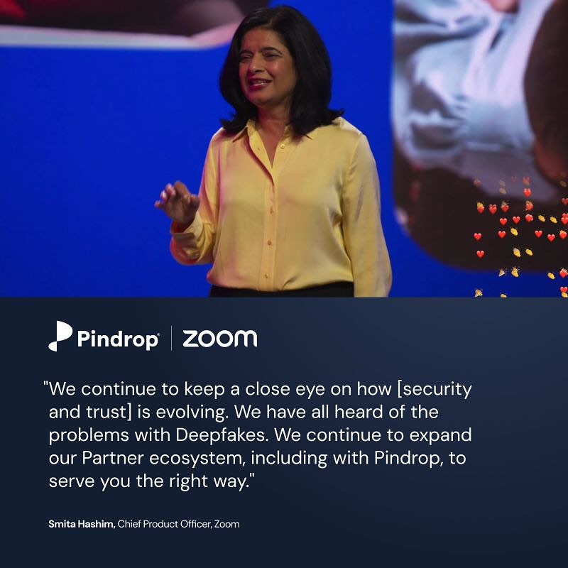 Paul - Pindrop X Zoom. Today at Zoomtopia, Zoom’s annual flagship ...