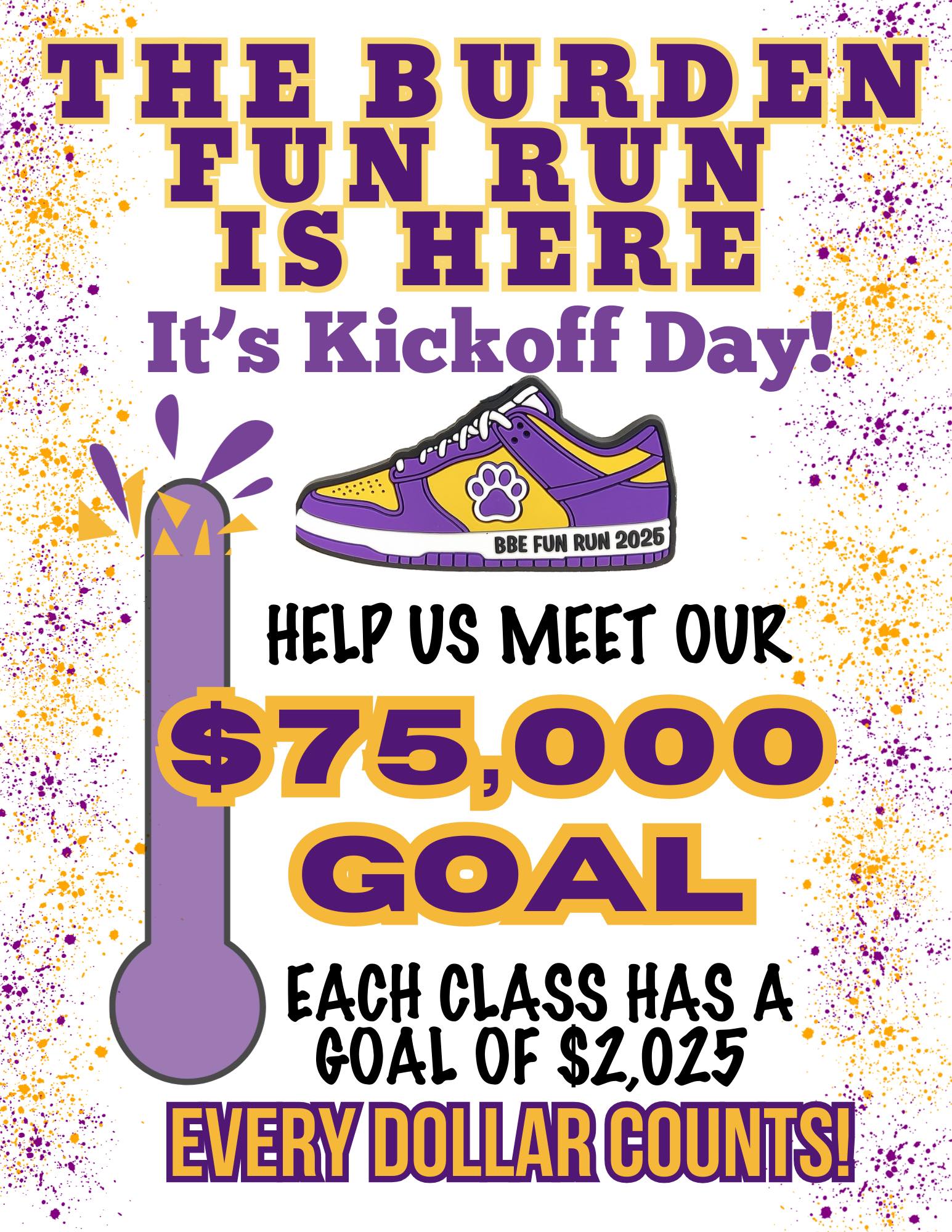 Bill - 🎉💜 The Burden Fun Run 2025 is officially HERE! 💛🎉 Our Fun Run ...
