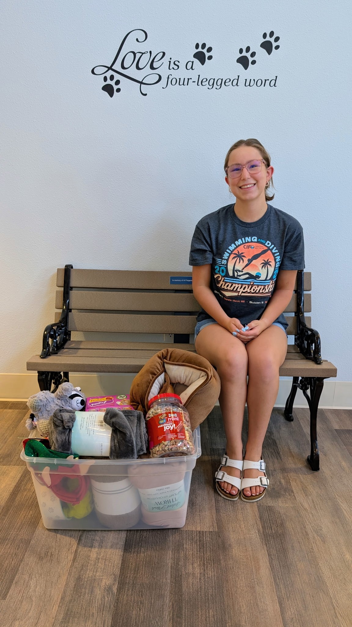 EMC - For Addison Menefee's senior project, she collected donations for ...