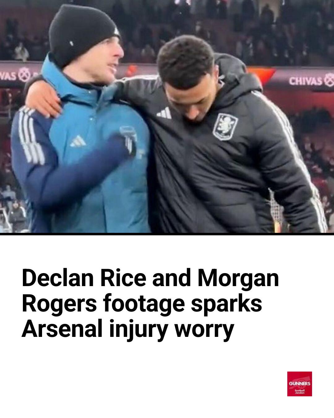 Arsenal - 🫣 Declan Rice's knee injury is a big concern for Arsenal ...