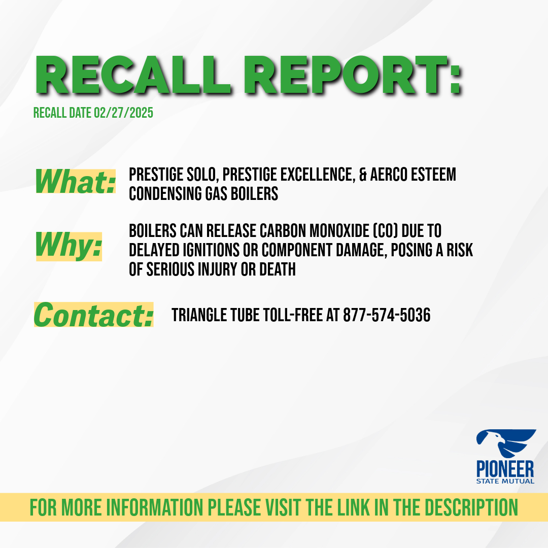 Pioneer - RECALL NOTICE! Please be advised that the United States ...