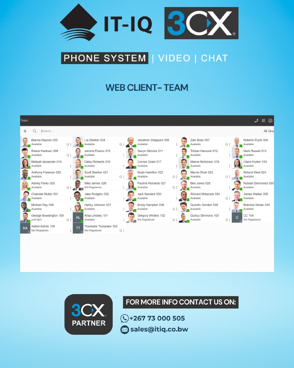 3CX Web Client Solution💻 No installs. No complications. Just  communic