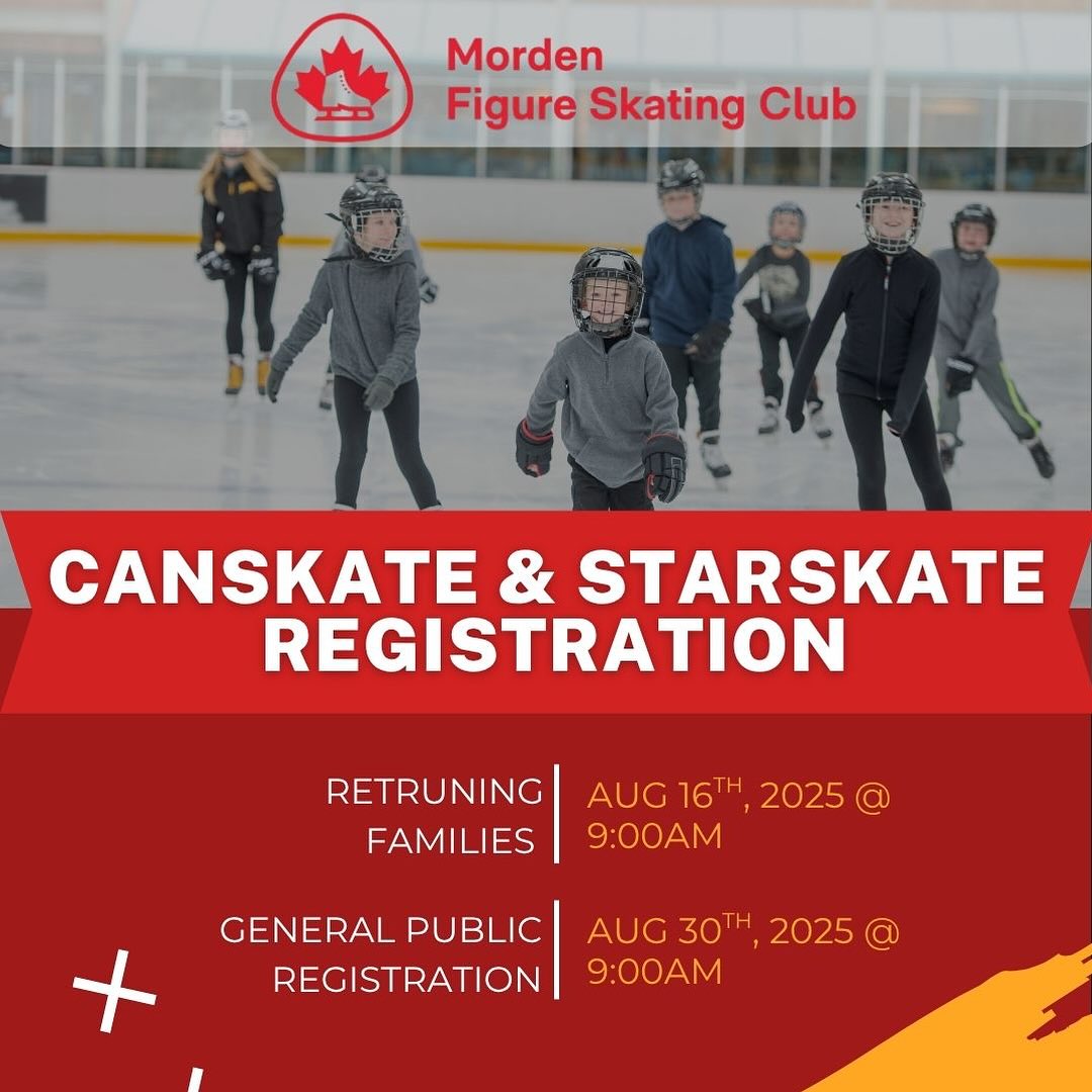 Morden - 📣 Mark your calendars! ⛸️ Registration for the 2025–2026 ...