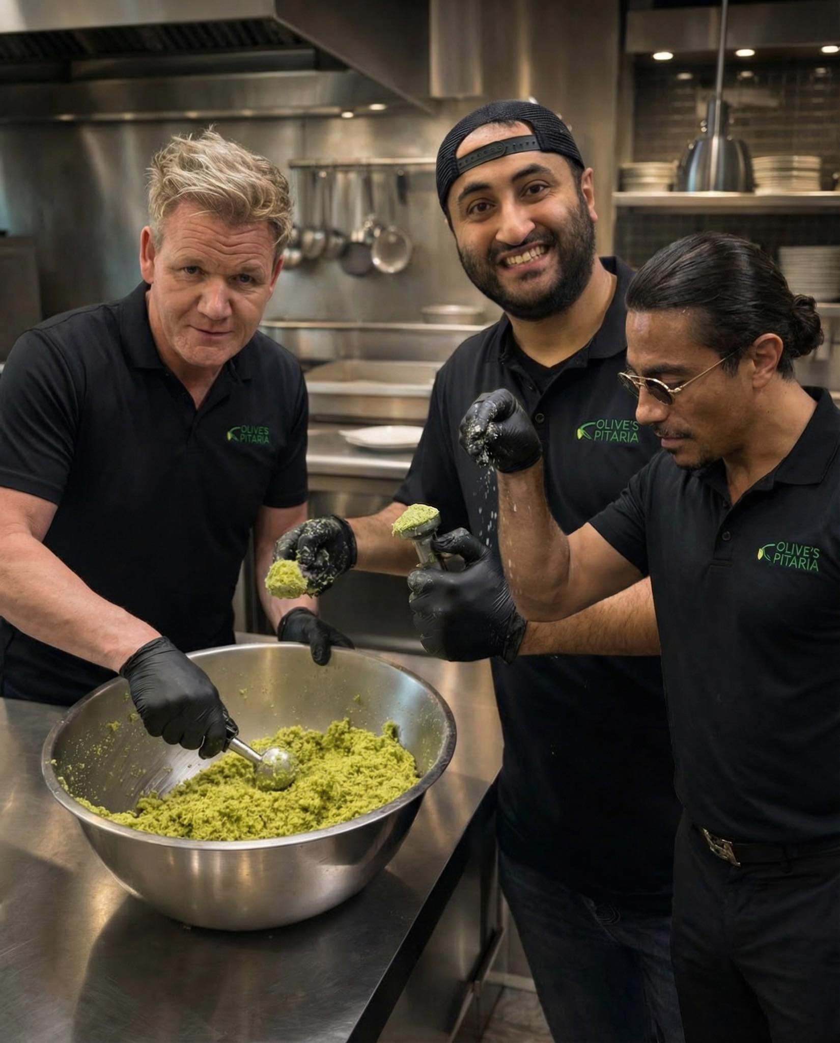 Olive’s - When falafel fights back, you don’t panic… You call Salt Bae ...