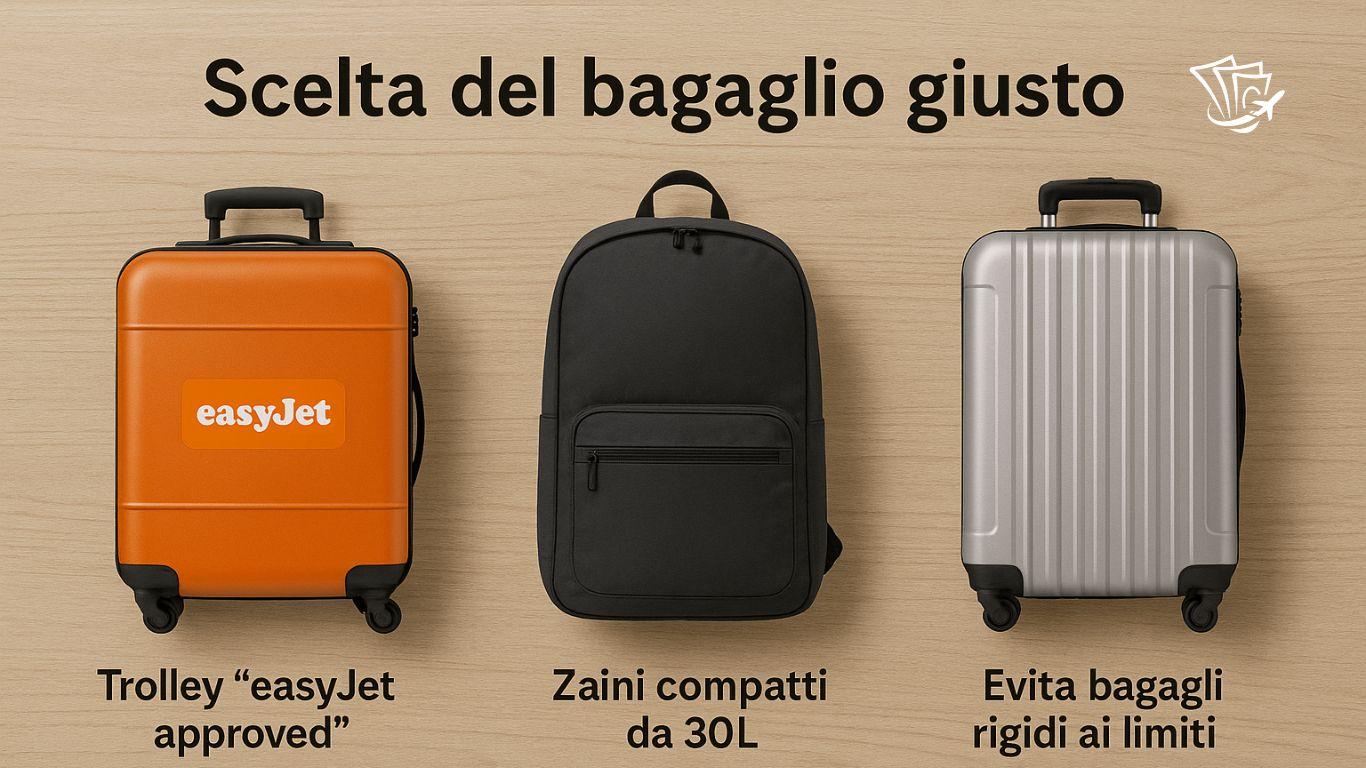 Rimborsoalvolo - Bagaglio a mano con easyJet: ecco cosa scegliere (e ...