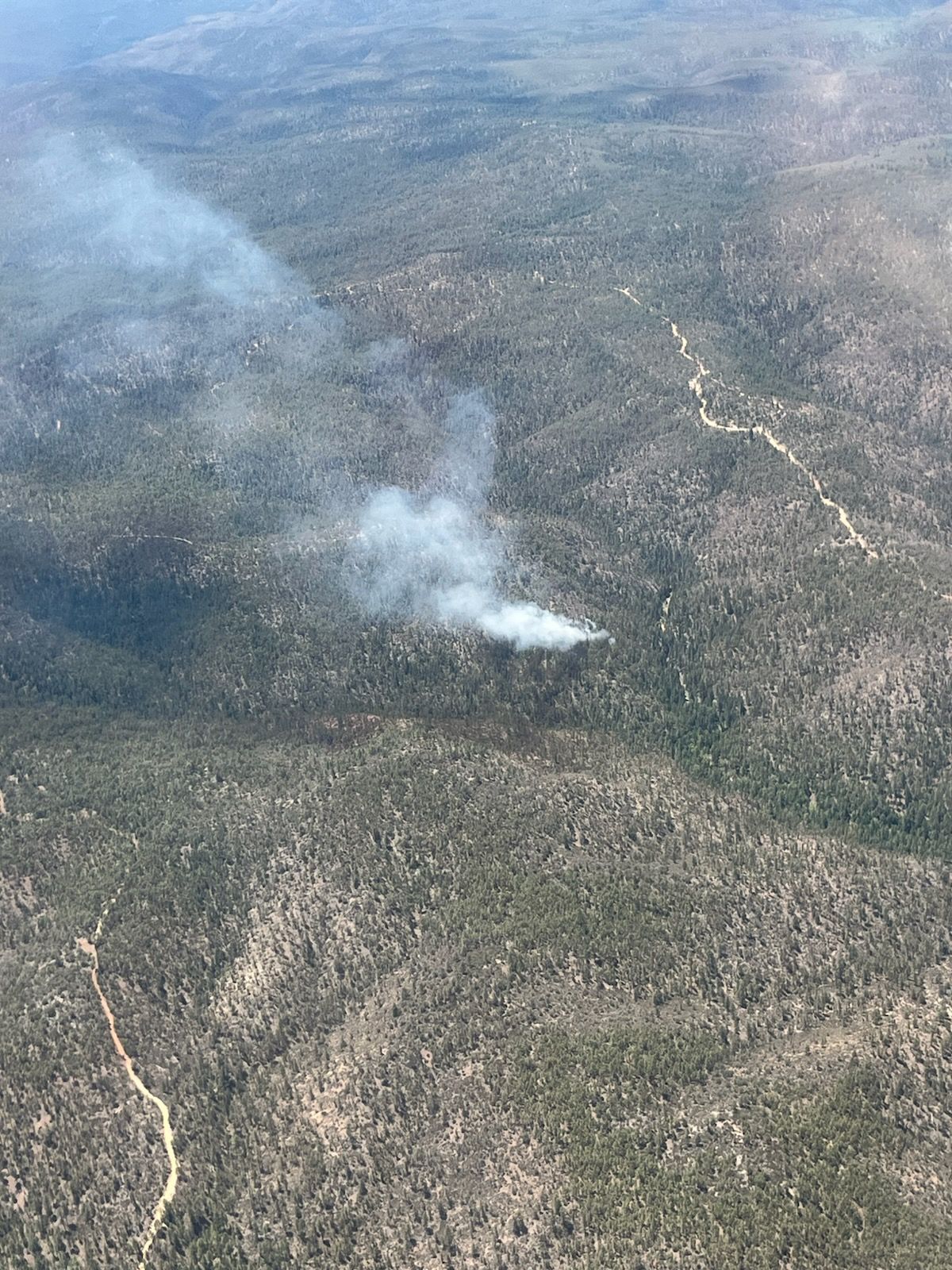 The Lucy Canyon fire, south of Show Low and east of Highway 60, which ...