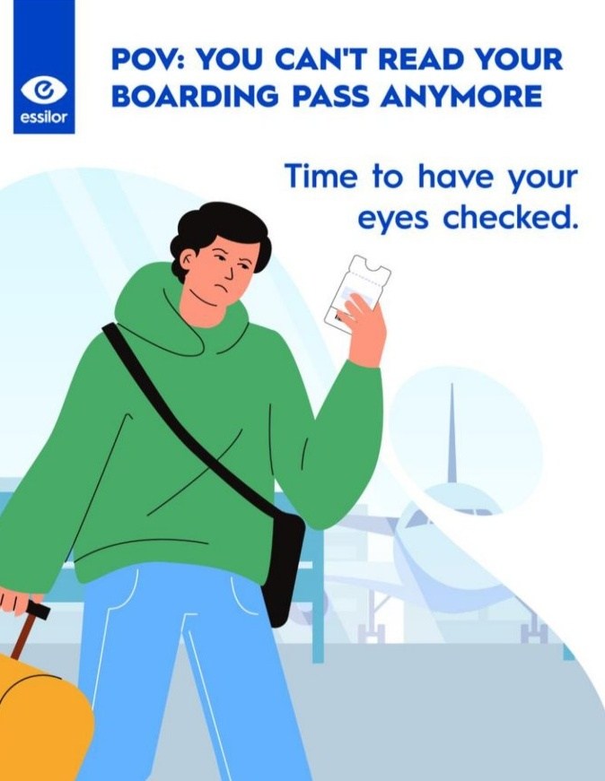 Optical - Can’t read your boarding pass without stretching it to the ...