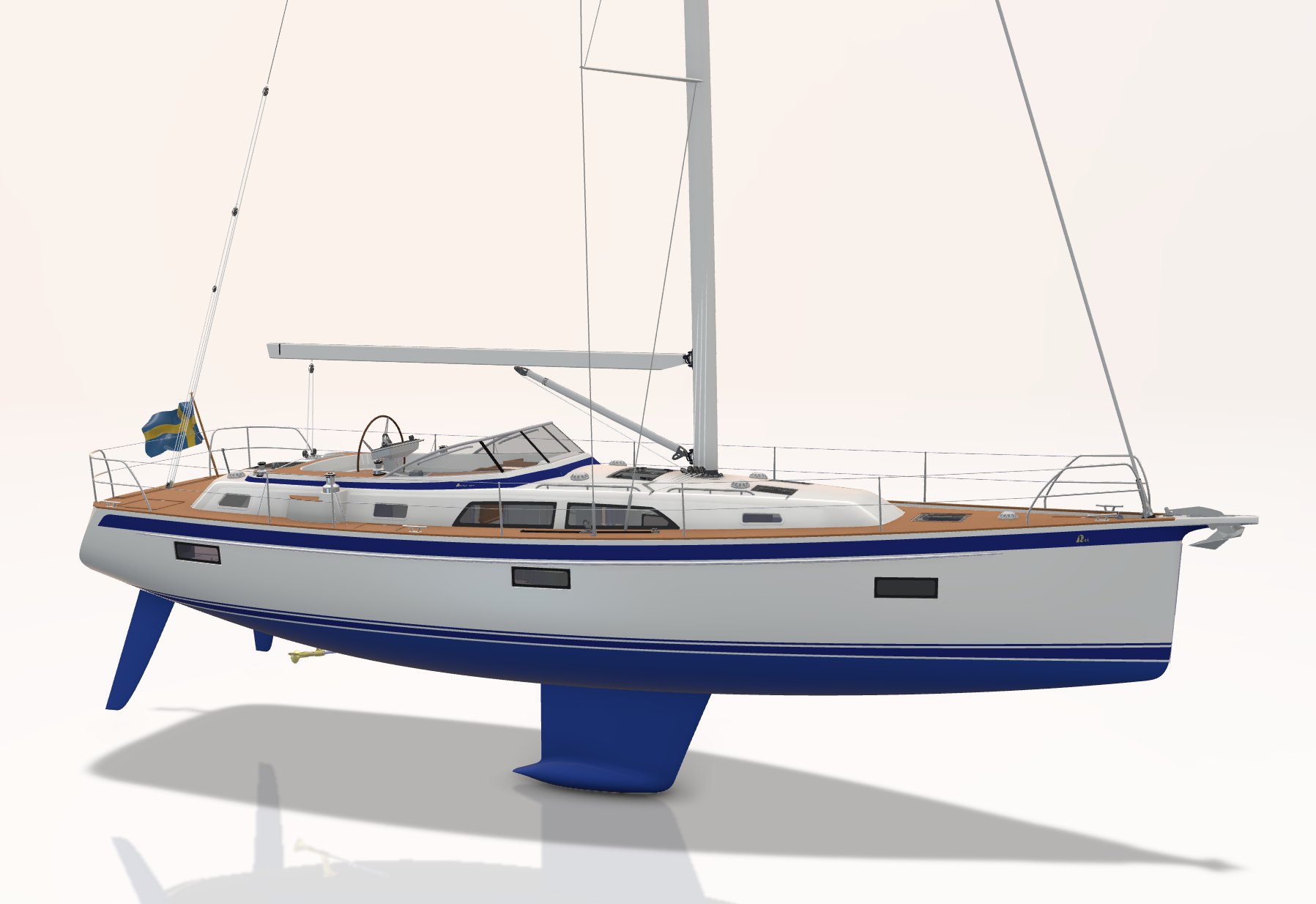 Hallberg-Rassy - The improved Hallberg-Rassy 44 Mk II, sailing August ...