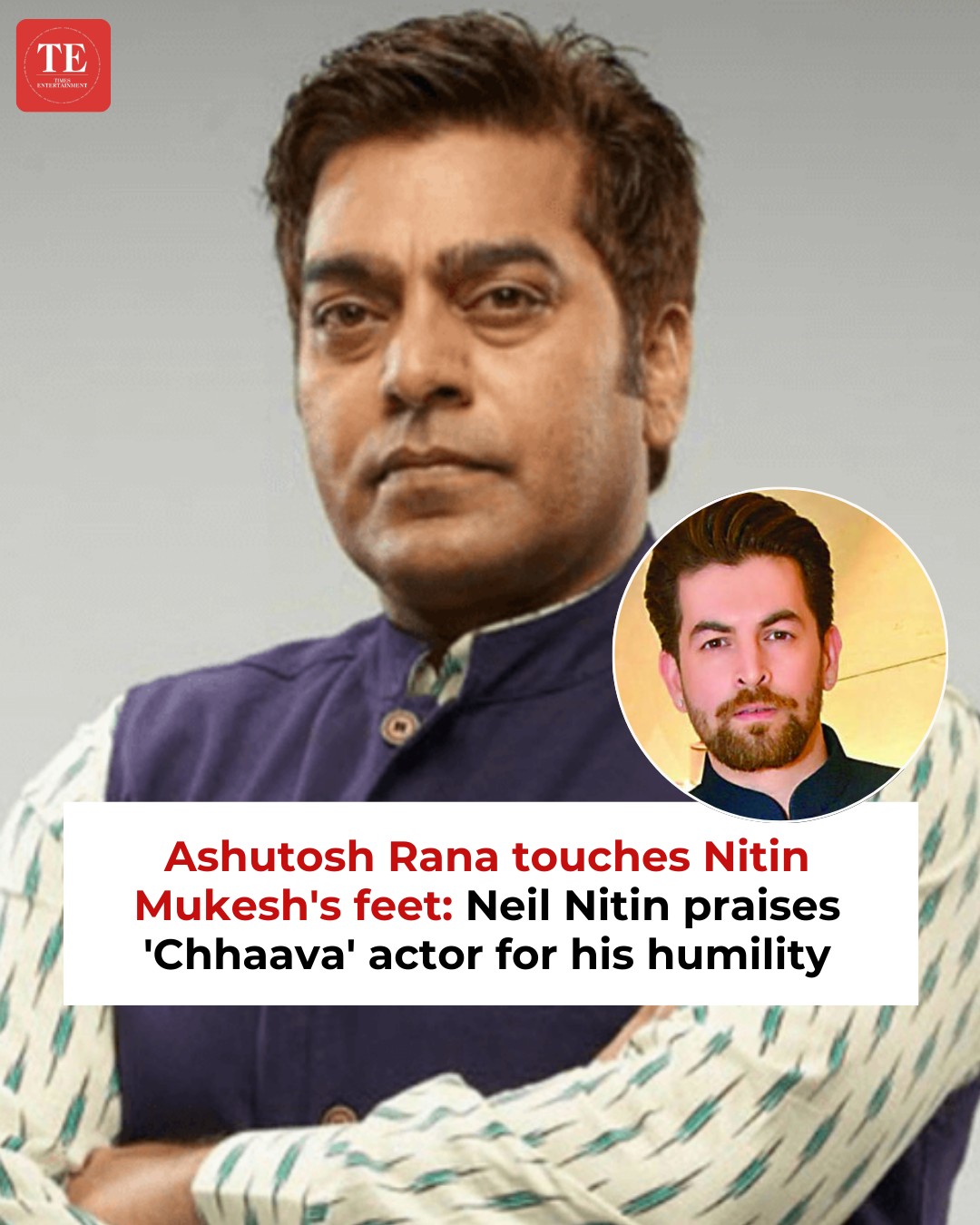 ETimes - Actor Neil Nitin Mukesh has shared a heartfelt note praising ...