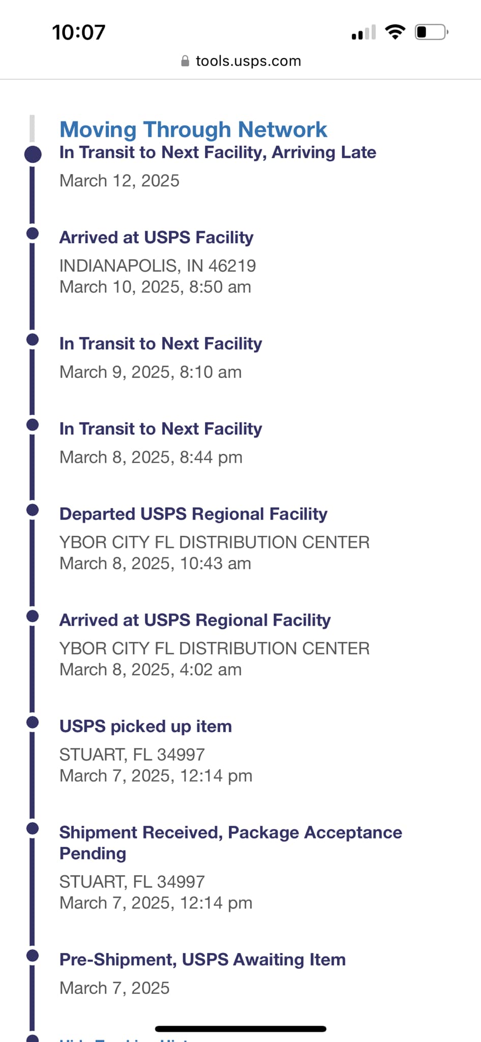 DingoMoto - US Postal Service showing once again their incompetence ...