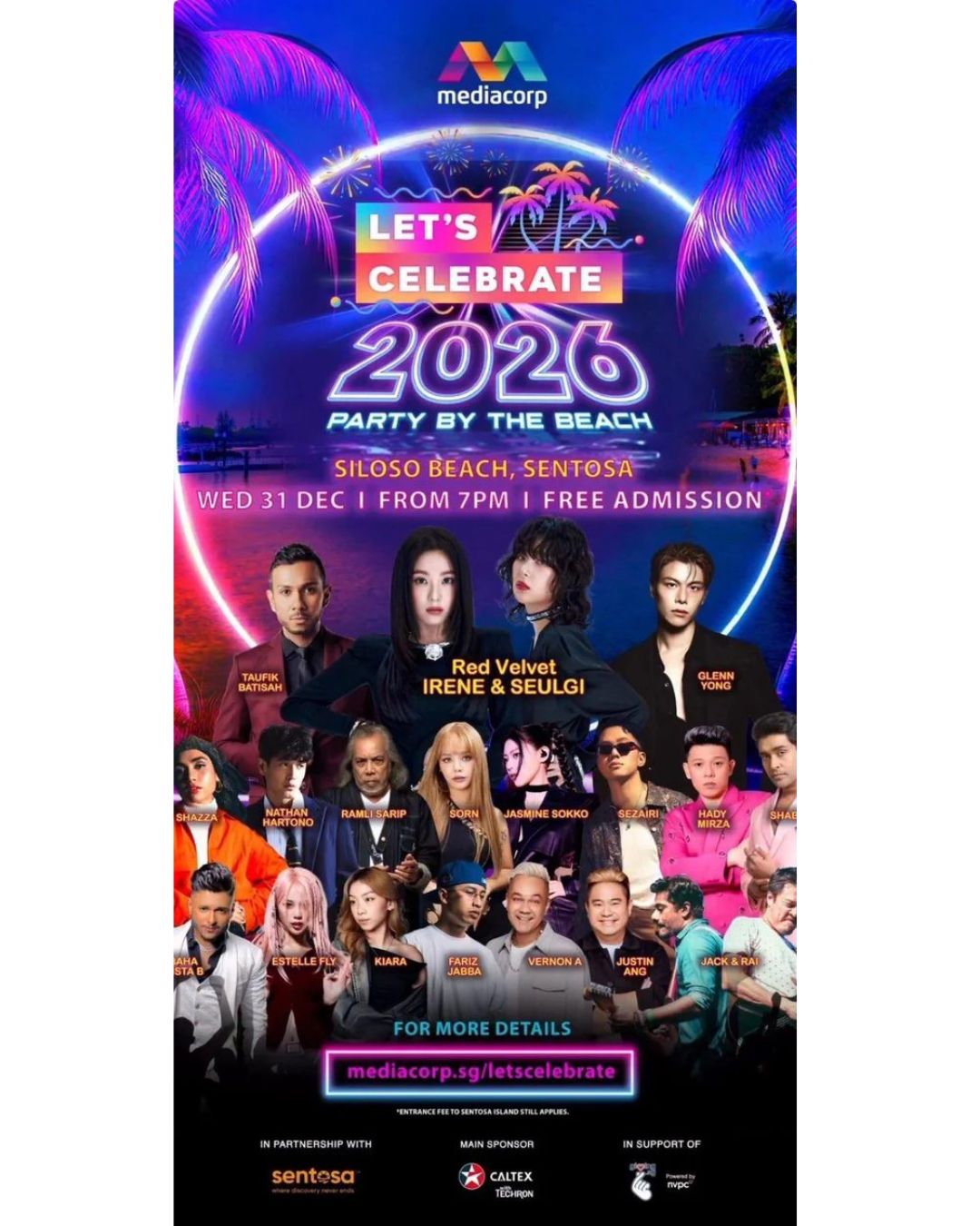TheHive.asia - 🎆 Ring in 2026 at Sentosa with Red Velvet's... | Facebook