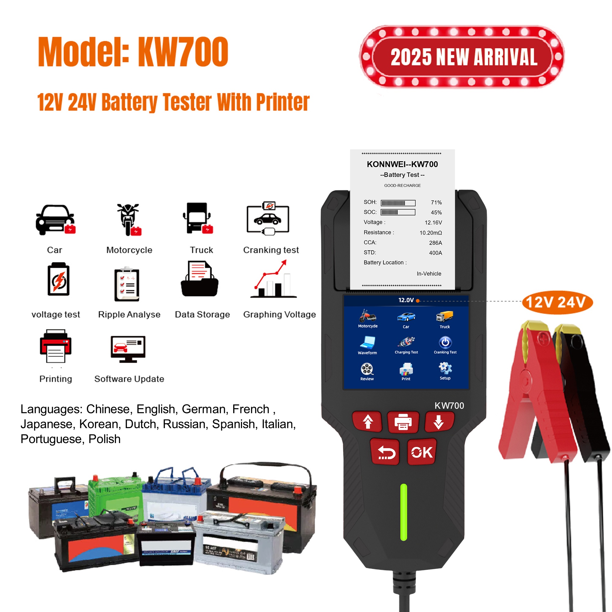 Topdon BTMobile Pros Battery & System Tester Topdon BTMobile Pros Battery & System Tester
