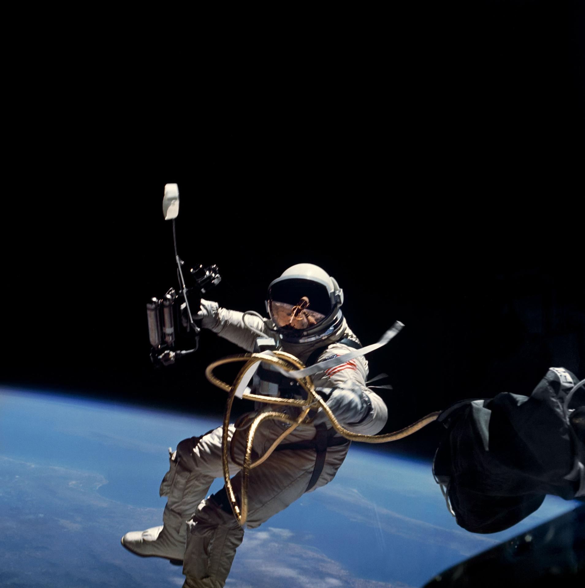 Gemini IV crew's historic spacewalk on June 3, 1965