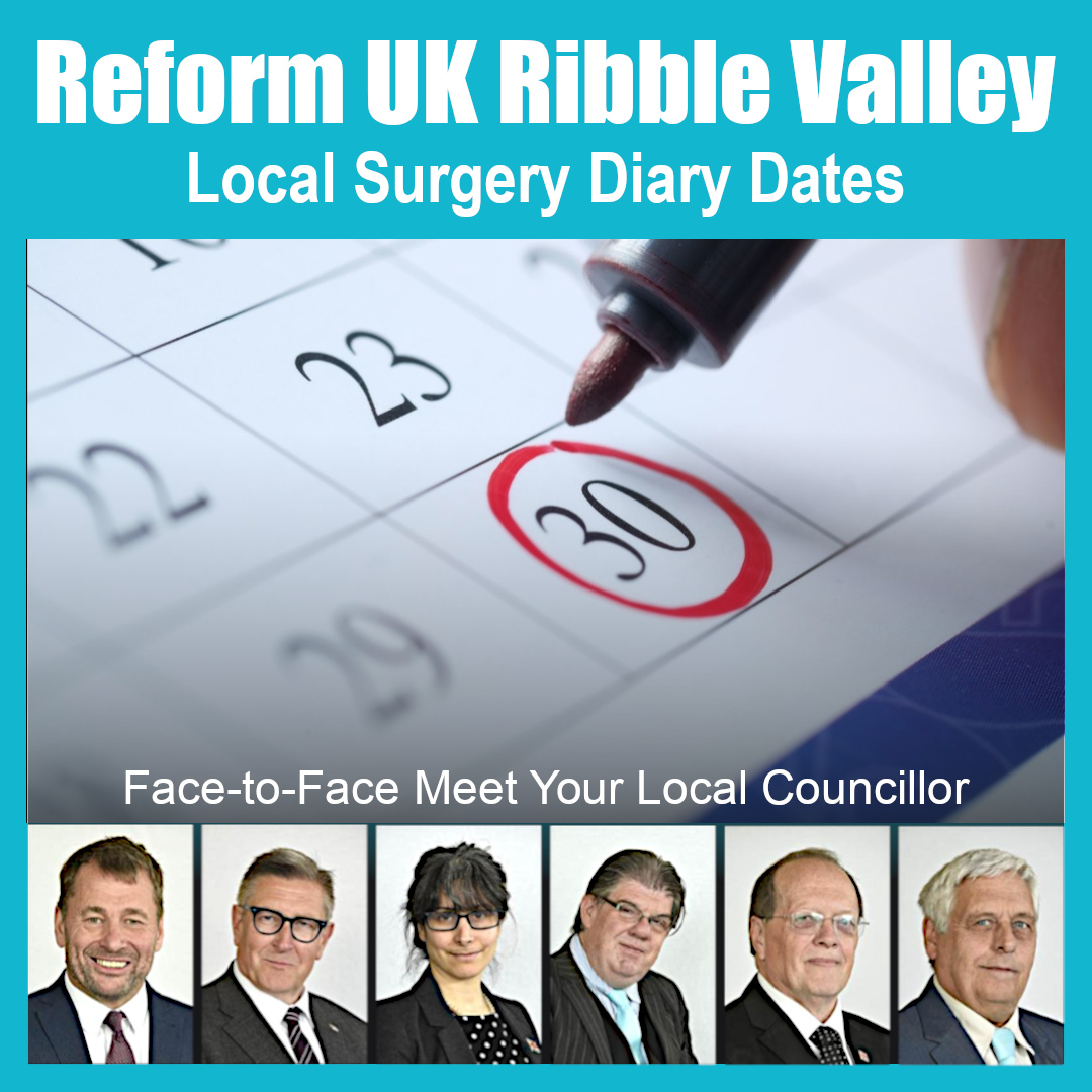 Reform - REFORM SURGERIES: Face-to-face meeting with your local elected ...