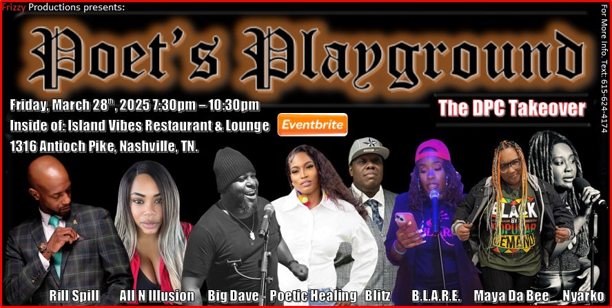 Poet's Playground (A Poetry Open Mic and Show in Nashville, Tennessee)