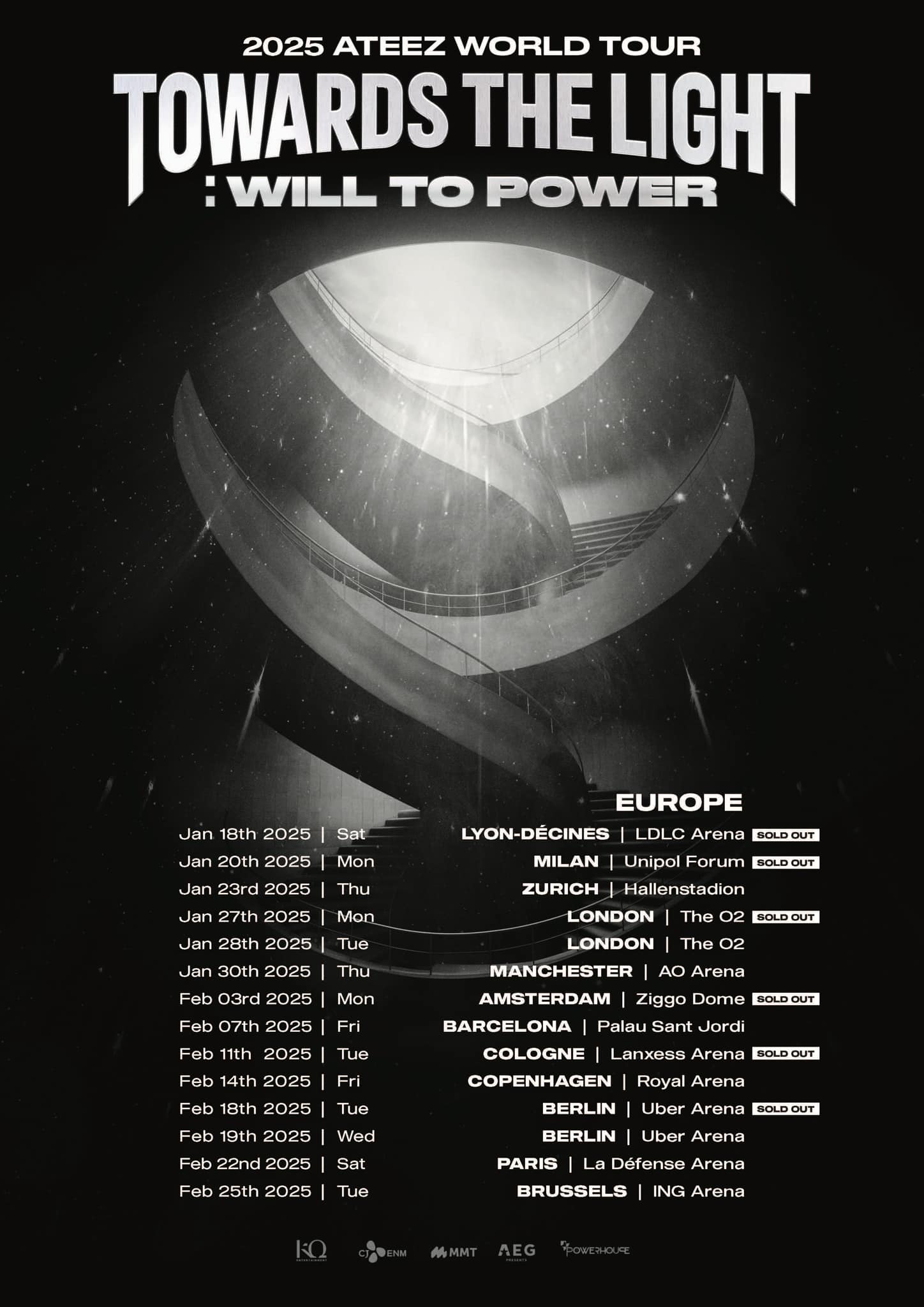 Official poster for ATEEZ 2026 FANMEETING - DAWN: 26, which will
