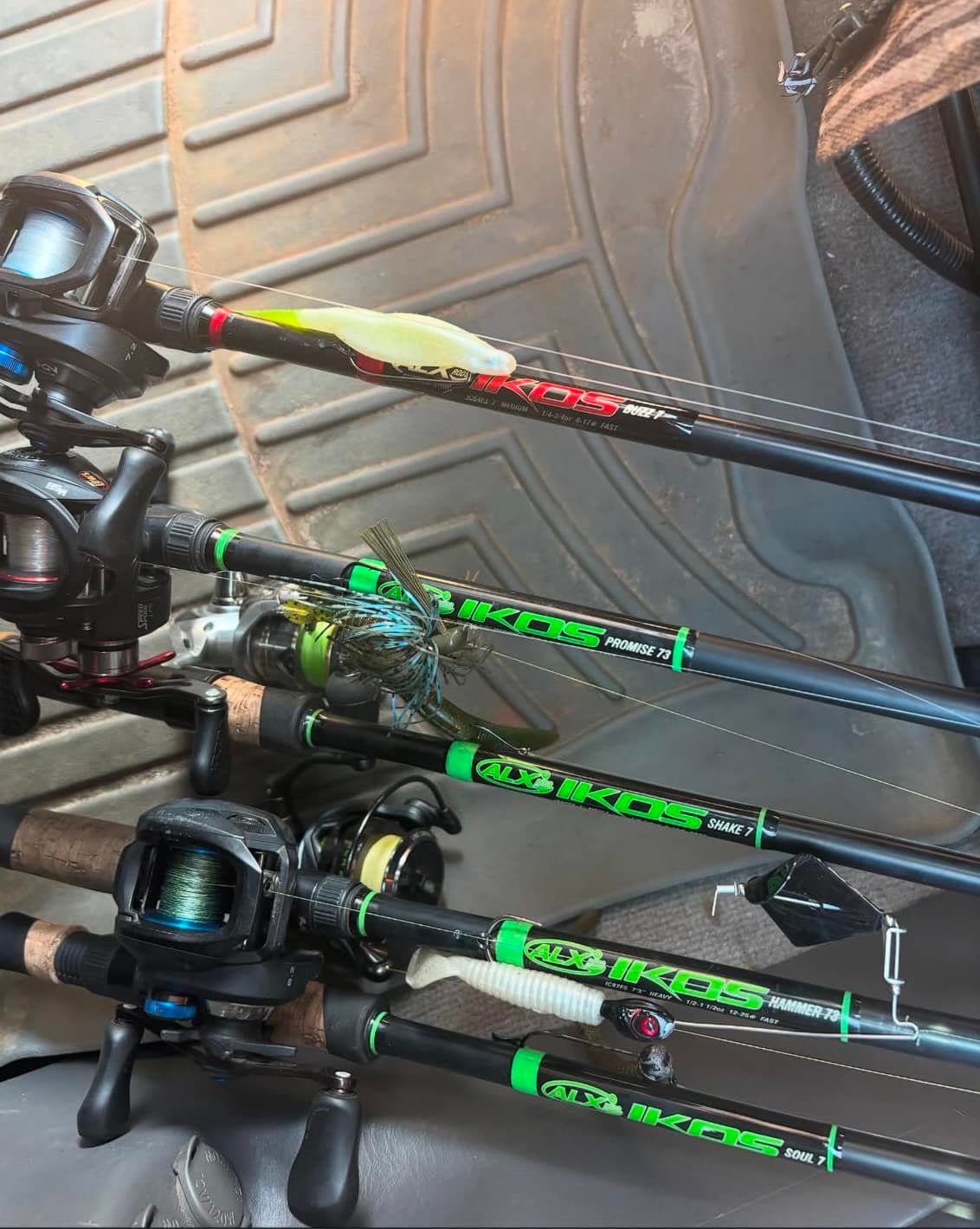 ALX Rods - Lineup of ALX IKOS helped Jason Wood have a... | Facebook