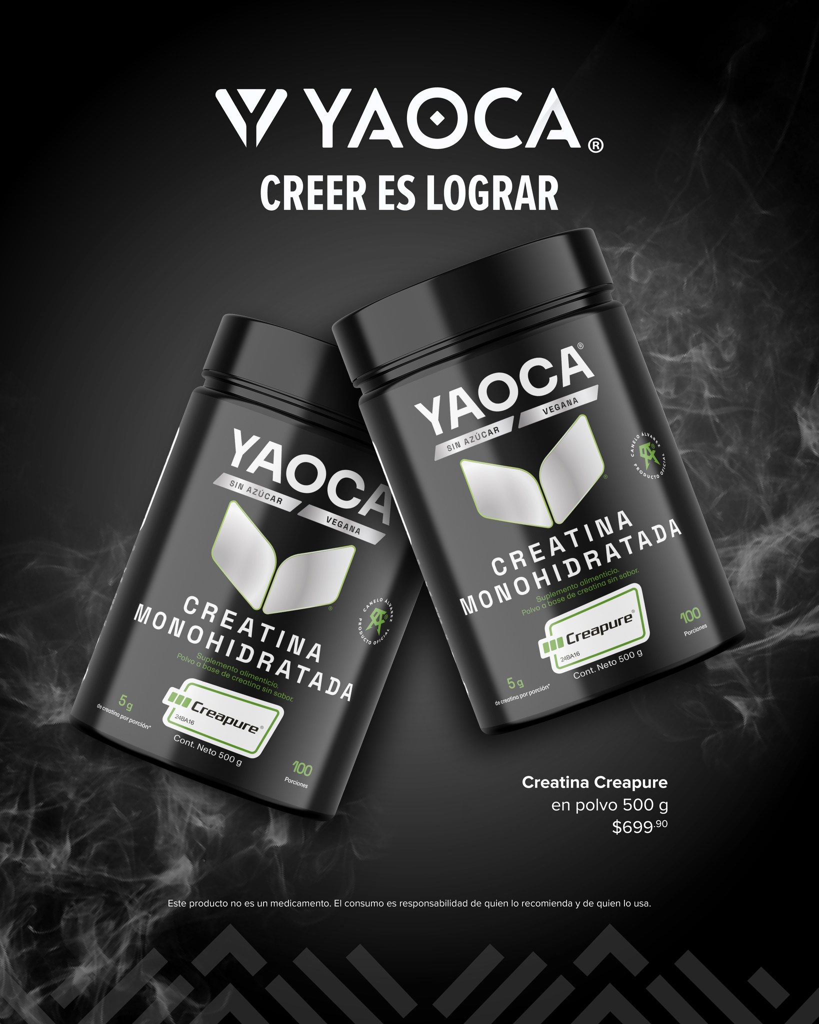 GNC - Conoce Yaoca 🥊 y su creatina con Certificación Creapure®, la más ...