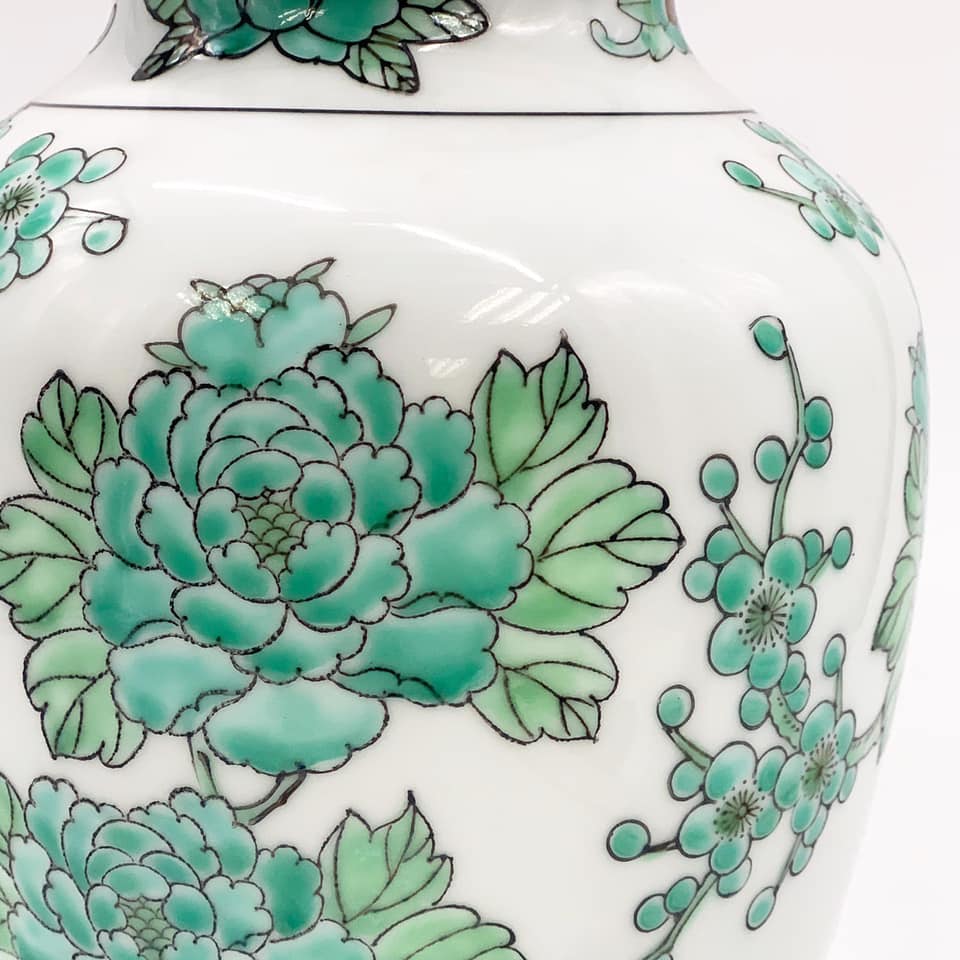 日本手绘金漆伊万里烧瓷器花瓶23公分#porcelain #chineseporcelain
