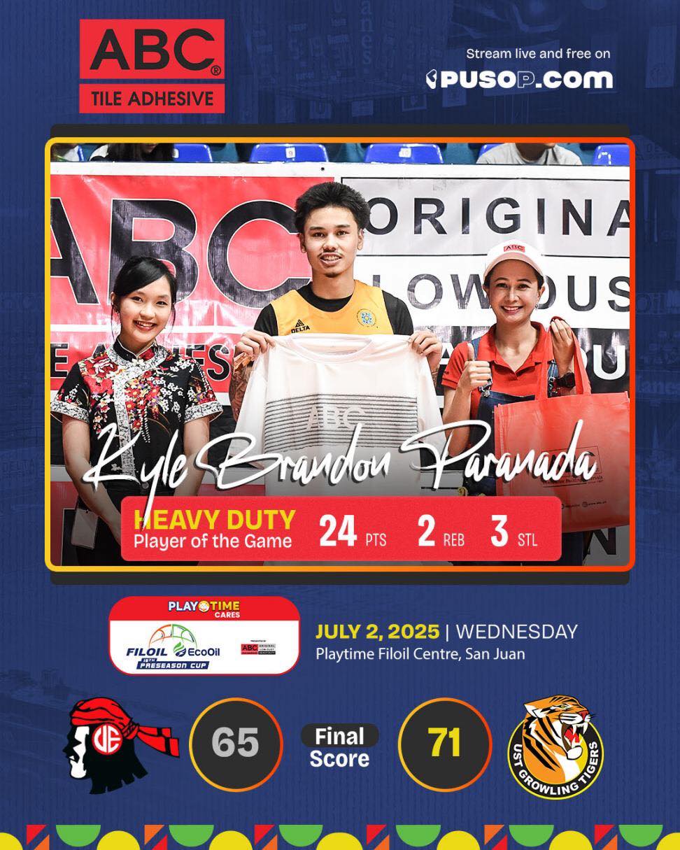 Former UE Warrior, Kyle Paranada... - Filoil EcoOil Sports | Facebook
