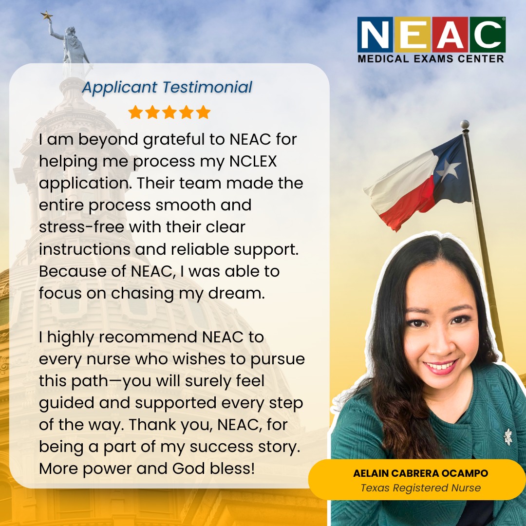 NEAC Medical Exams Application Center | Manila