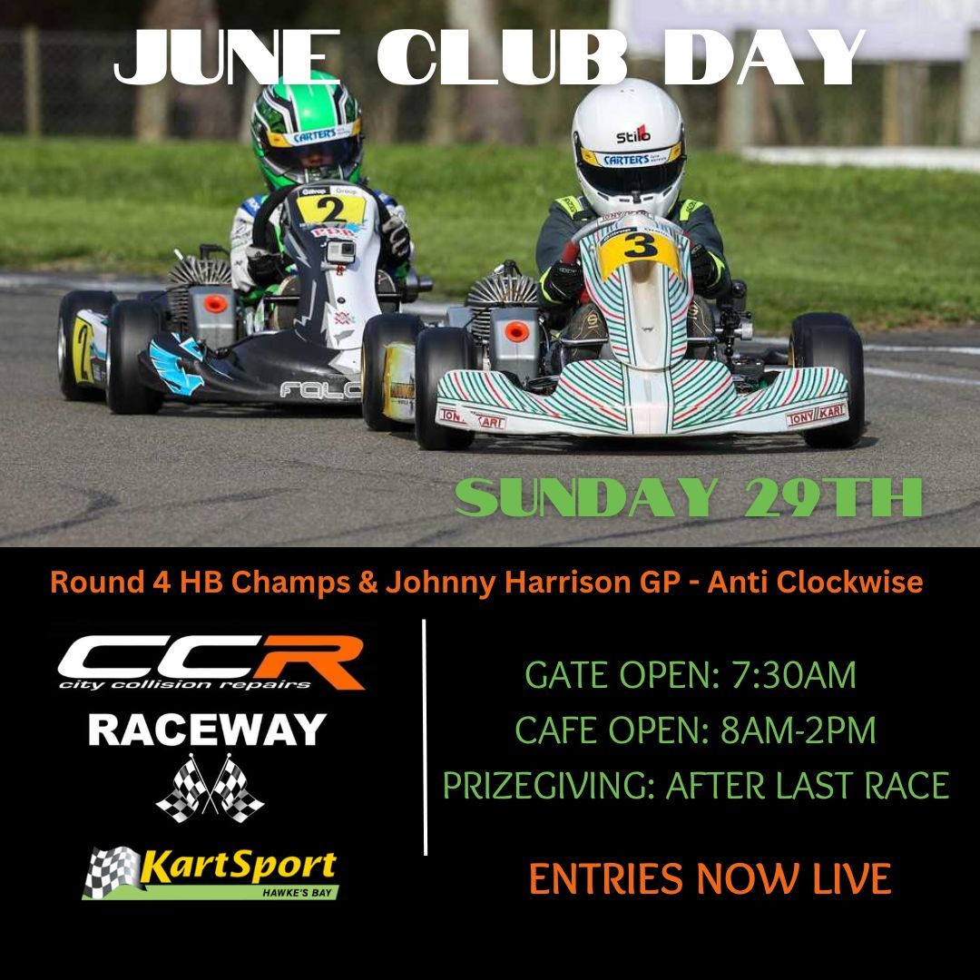Kartsport - 🏁 June Club Day - HB Champs, Round 4 Johnny Harrison GP ...