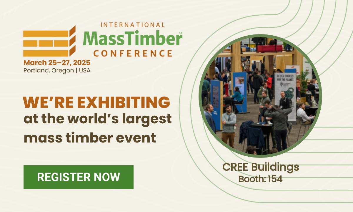 CREE Buildings - Meet CREE at the International Mass Timber Conference ...