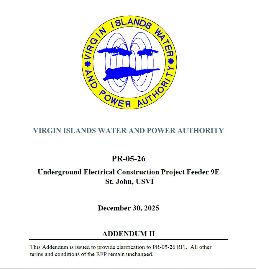 Virgin Islands... - Virgin Islands Water & Power Authority