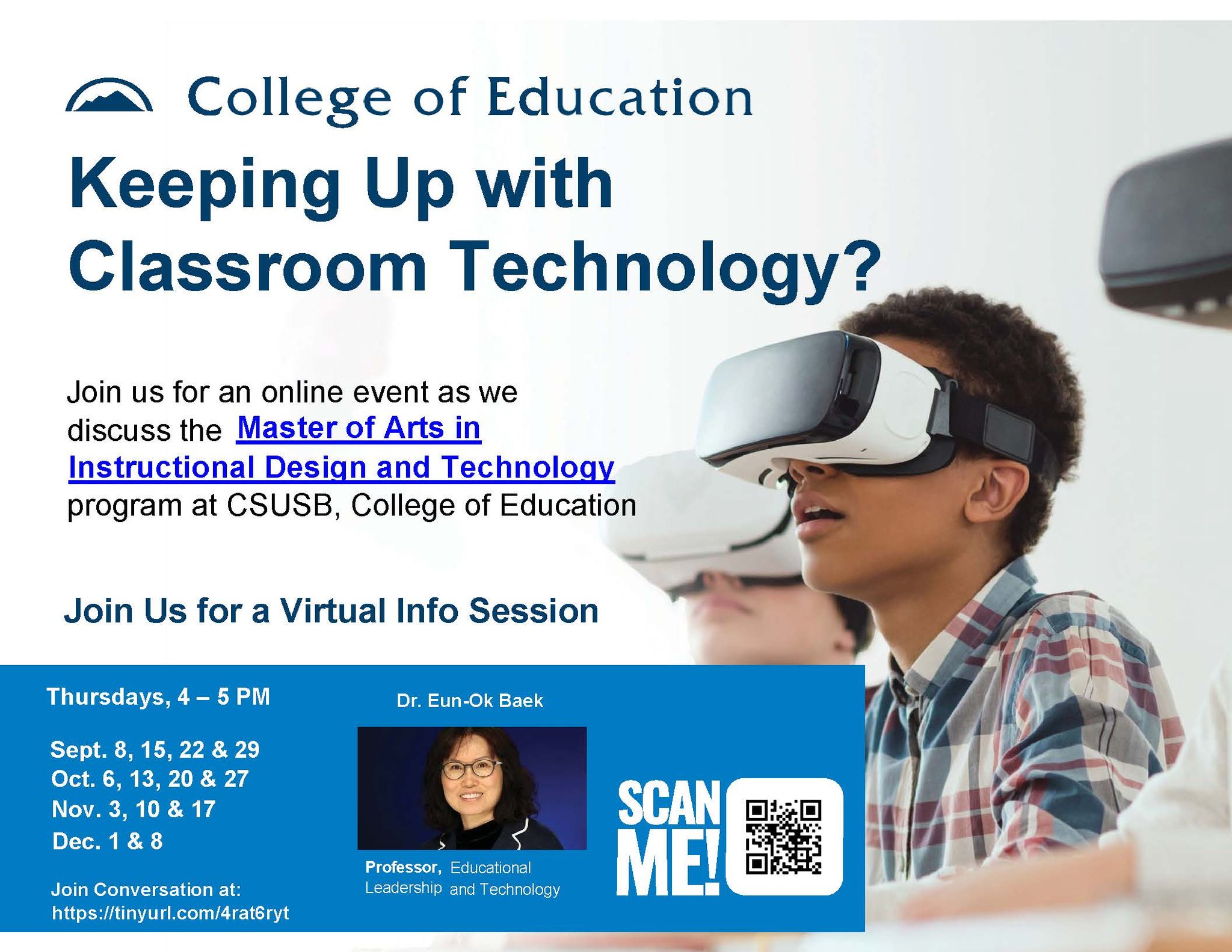 CSUSB .M.A in Instructional Design & Technology