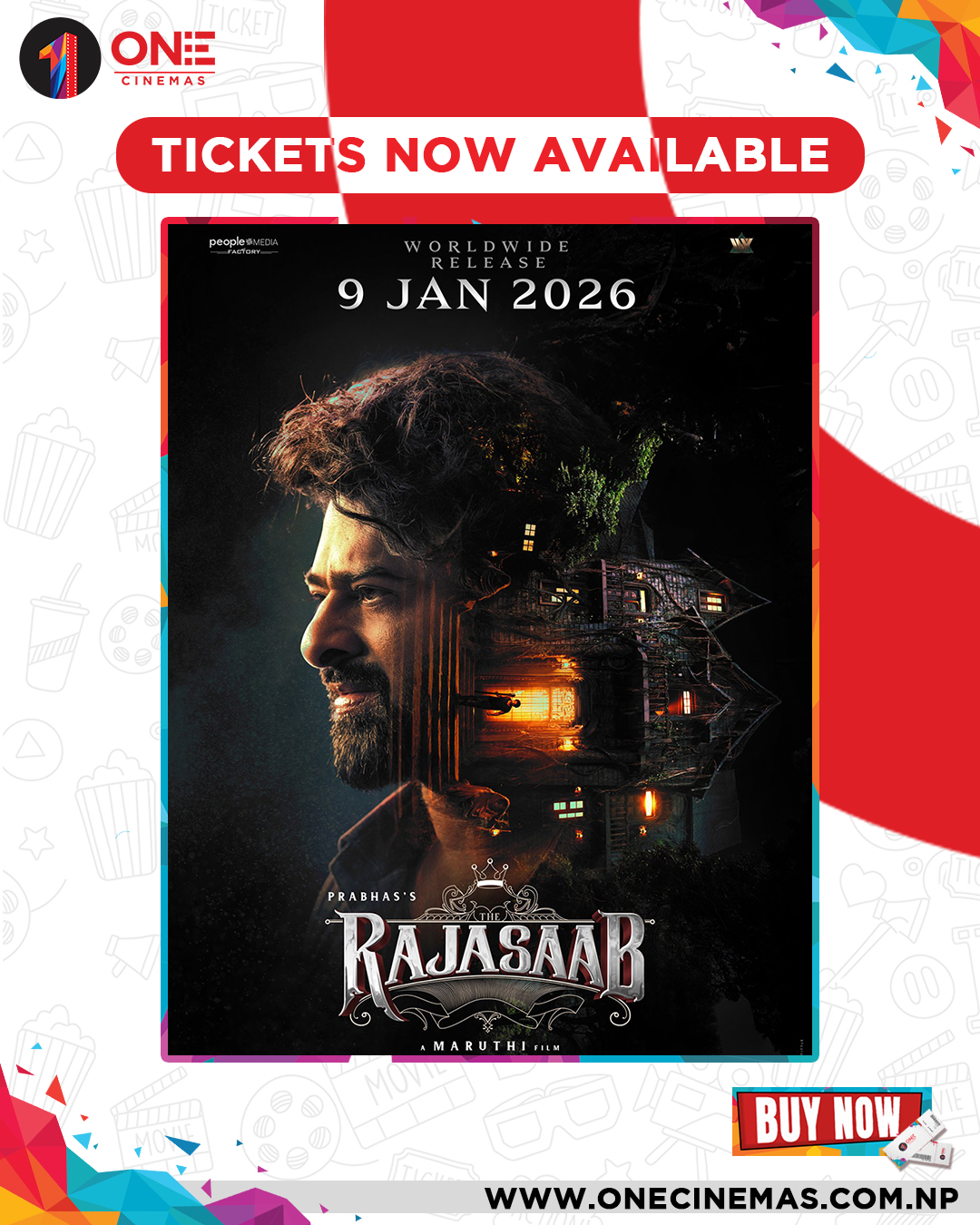 One Cinemas - 🎬 Tickets Now Available! 🍿 The Raja Saab is... | Facebook