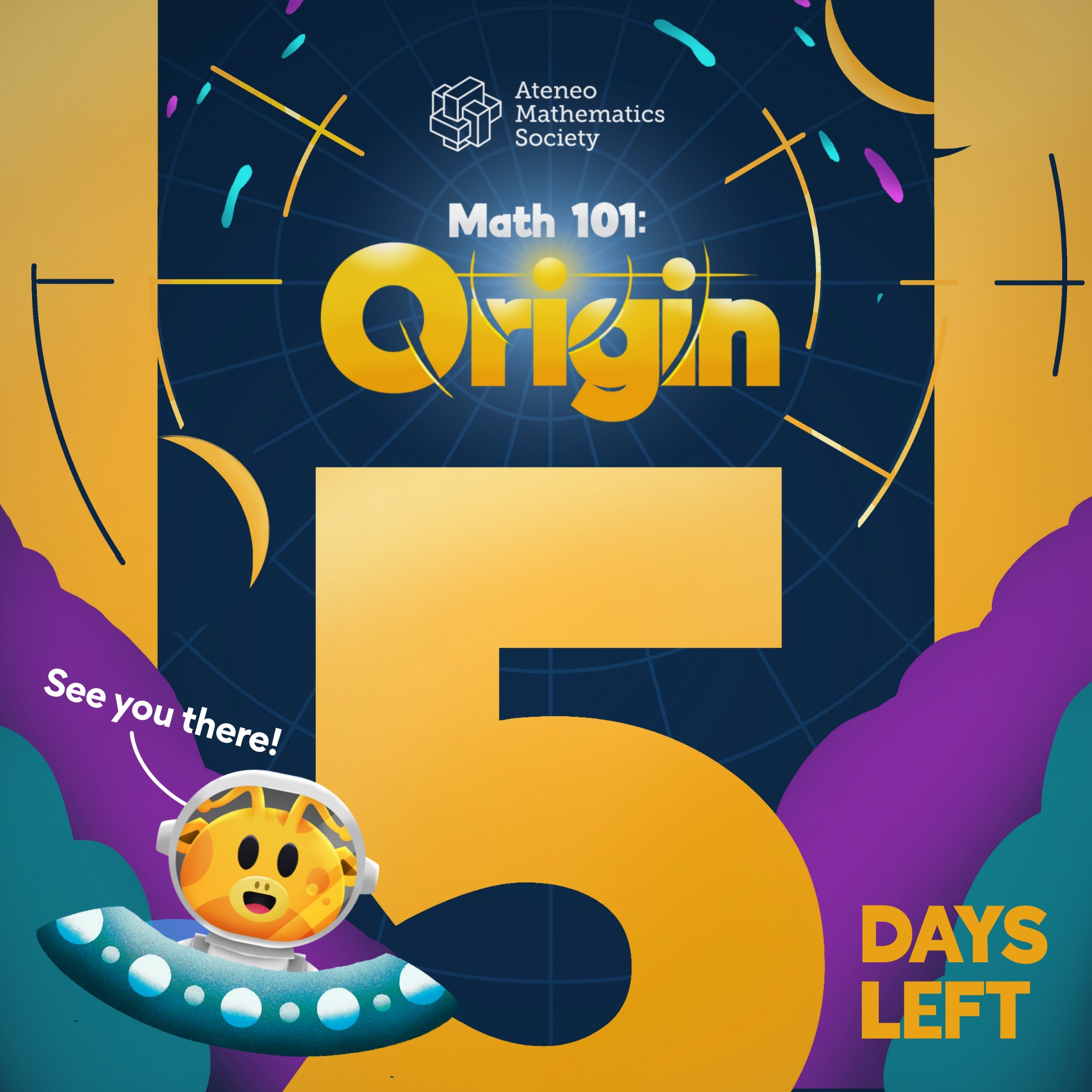 Ateneo - 📢 Only 5 DAYS left until Math 101: Origin 🎉 If you haven't ...