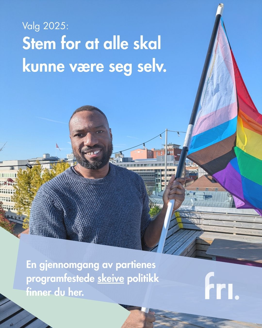 FRI - FRIs guide til stortingsvalget 2025. The queer vote goes to ...