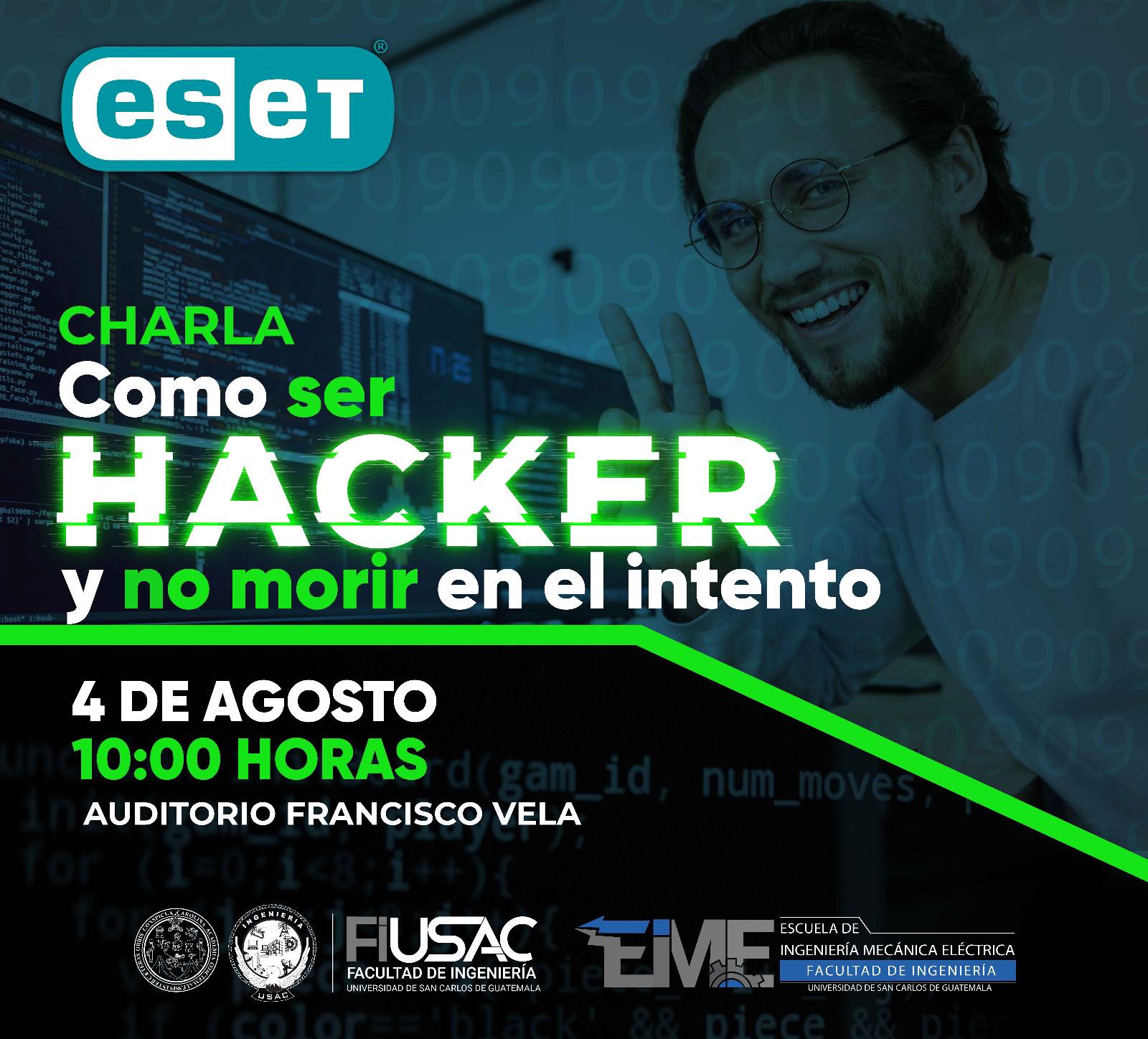 USAC-Facultad - 🔐 CHARLA IMPERDIBLE ¿Cómo ser HACKER y no morir en el ...