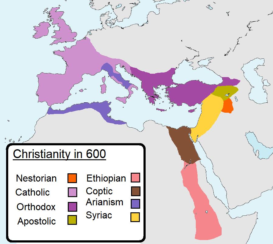 Brilliant Maps - Map Showing The Spread Of Christianity In... | Facebook