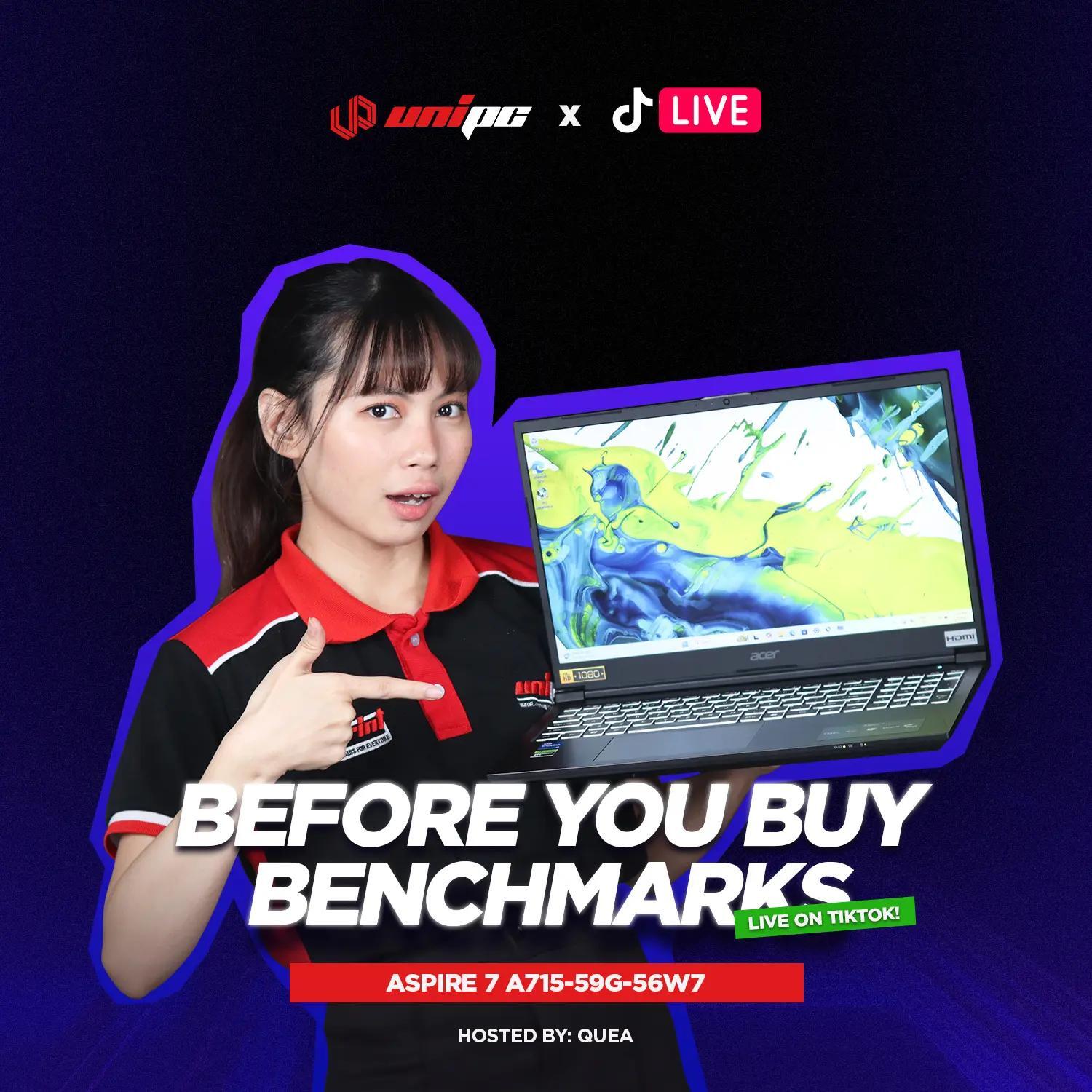UniPC - Before you buy, see the benchmarks! 🔍 Catch Quea LIVE on TikTok ...