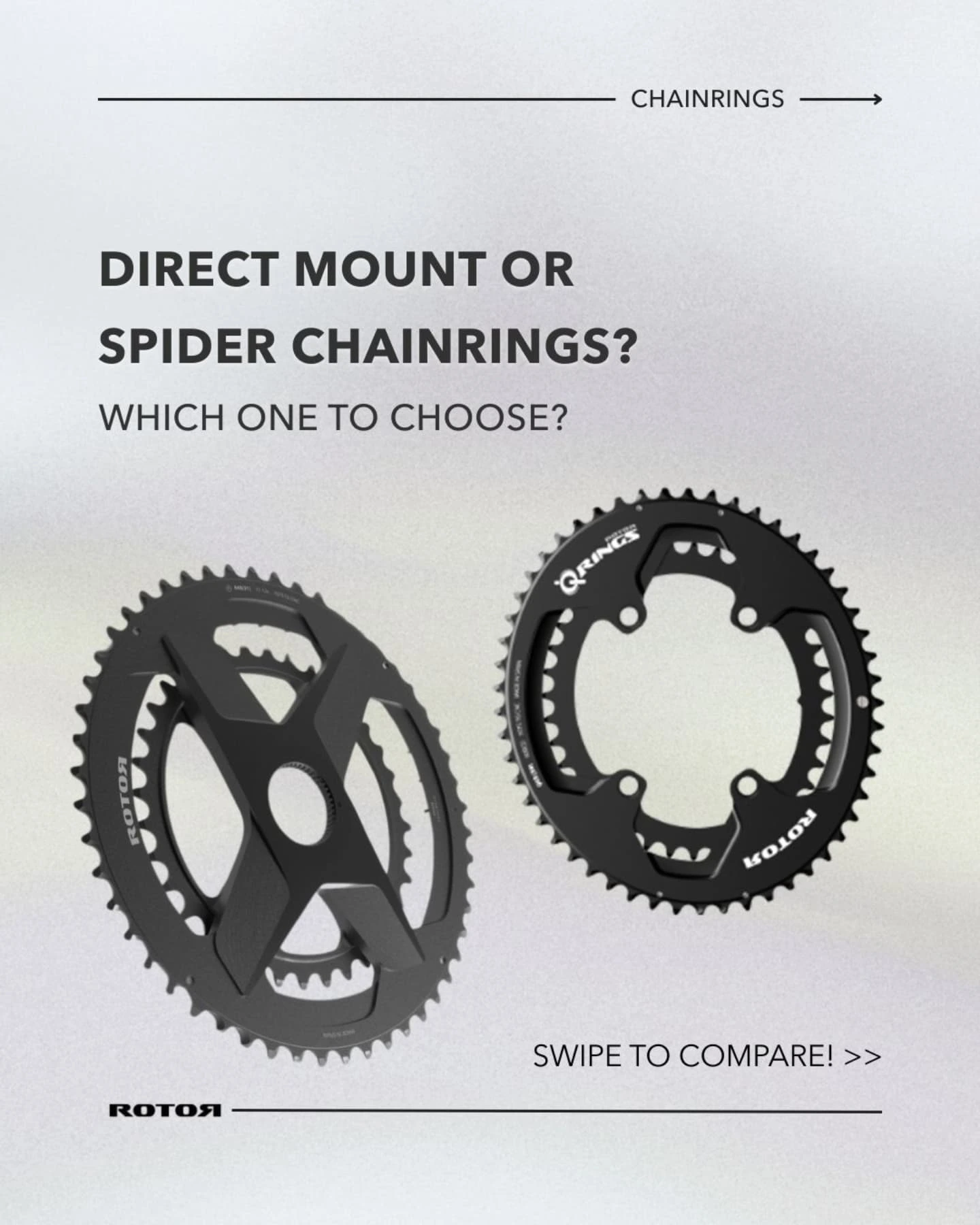 🔧 Direct Mount vs Spider... - ROTOR Bike Components | Facebook