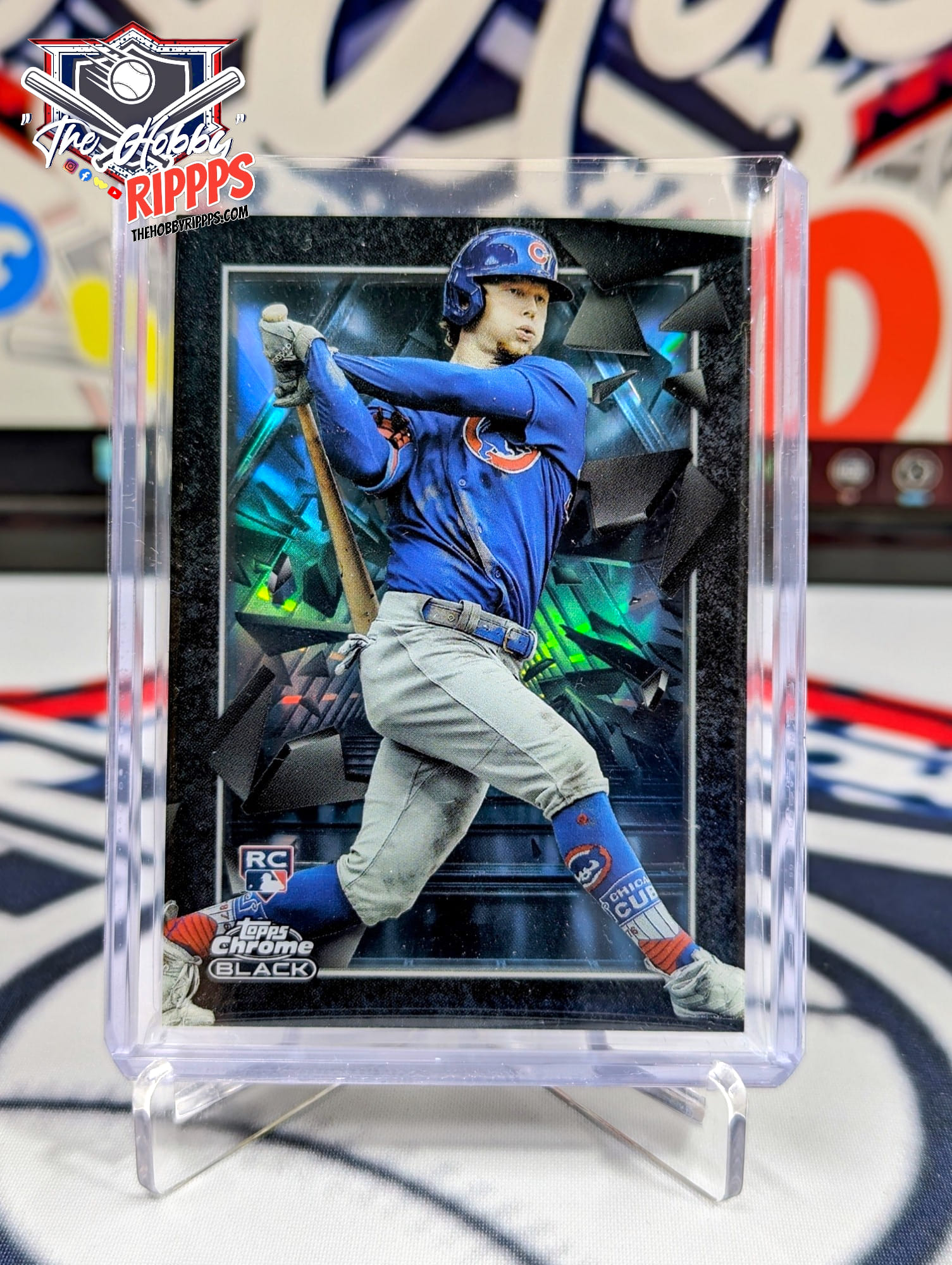 Pete Crow-Armstrong Helix insert in Topps Chrome 2024
