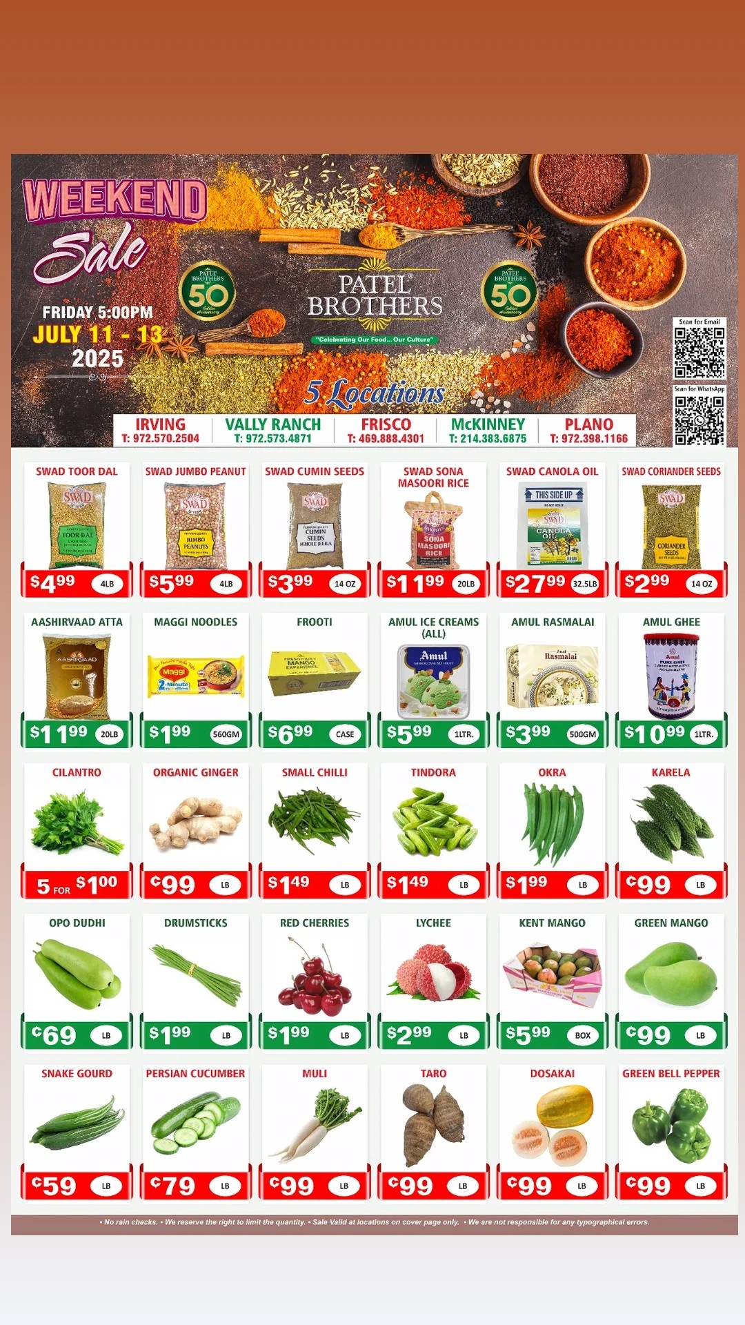 Patel - Super sale at your beloved supermarket! Valid at art in DFW ...
