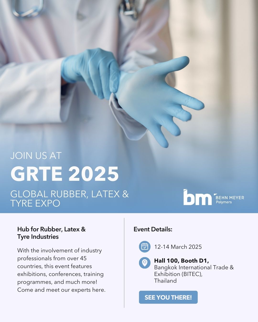 📢 Visit the Behn Meyer booth at GRTE... - Behn Meyer Group