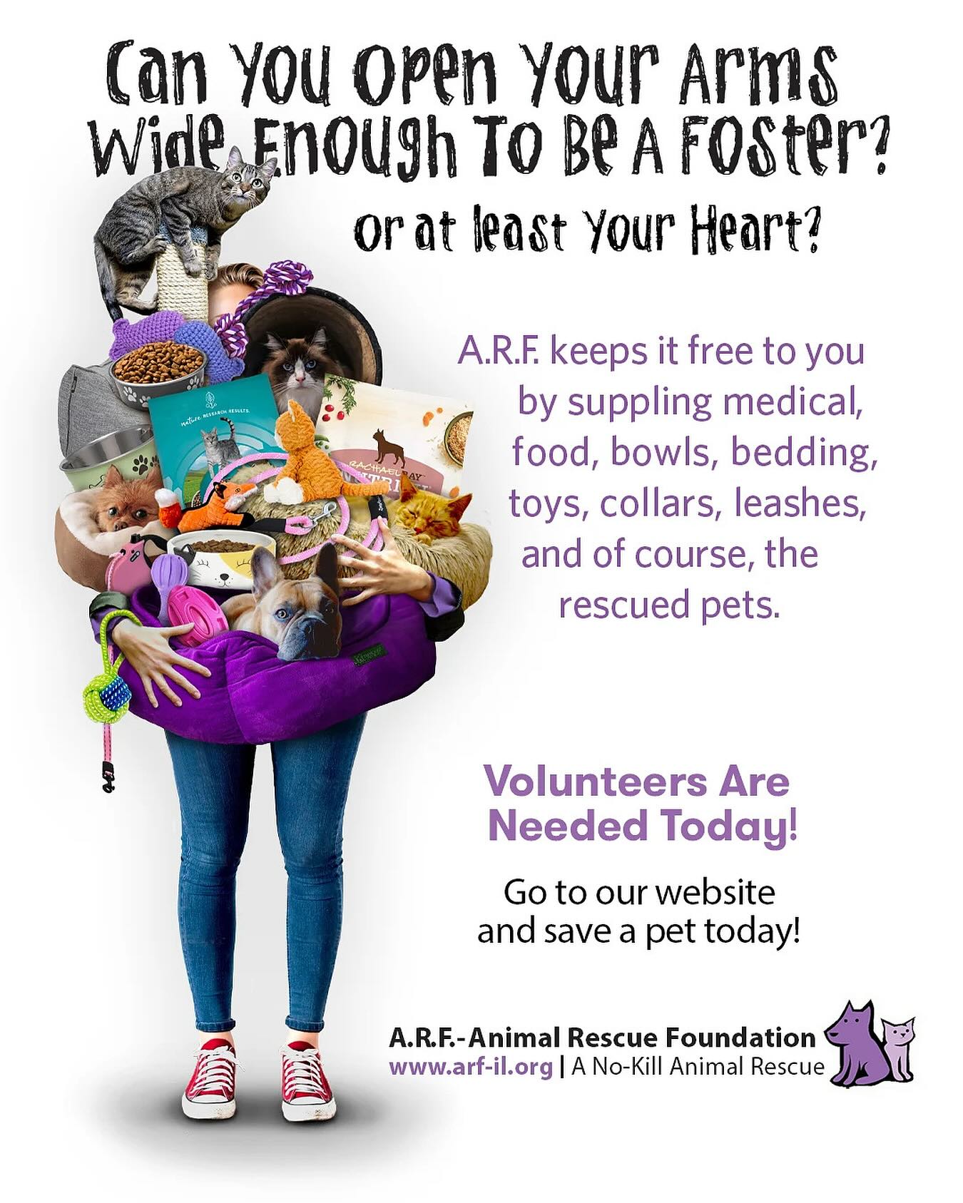🚨 URGENT- FOSTERS... - ARF - Animal Rescue Foundation | Facebook