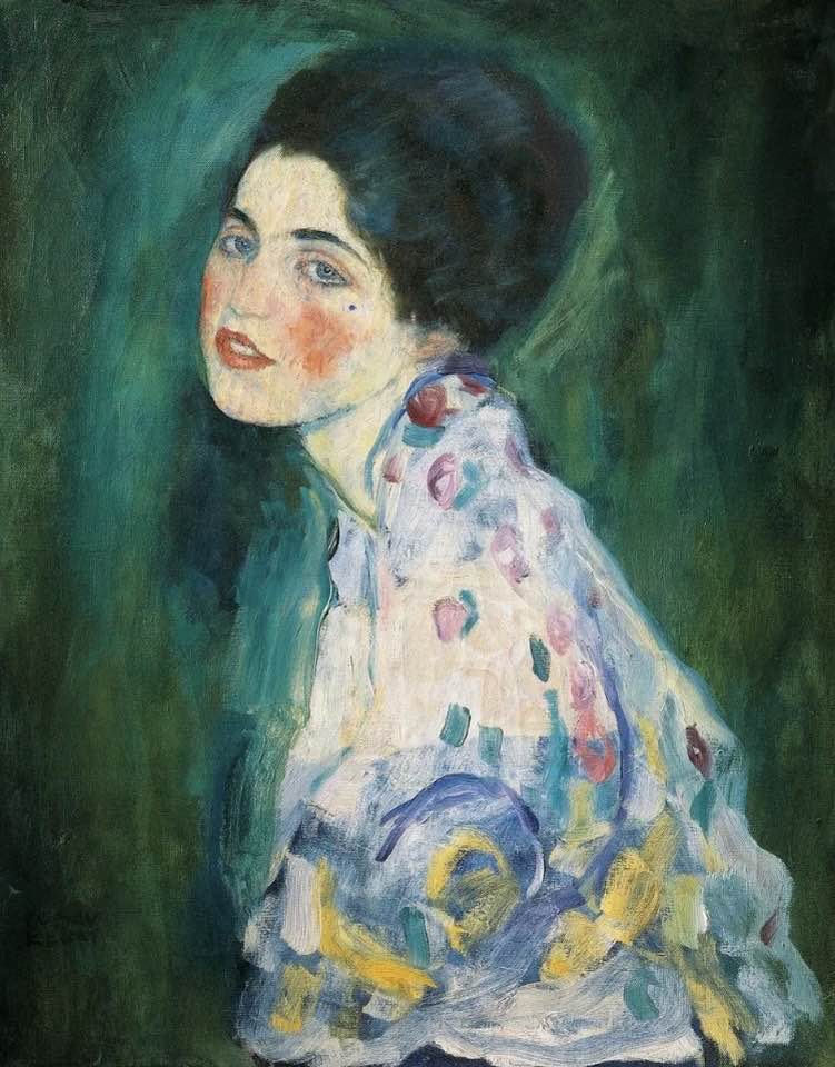 Portrait of a Lady (1894) by Gustav Klimt (Vienna, Belvedere)