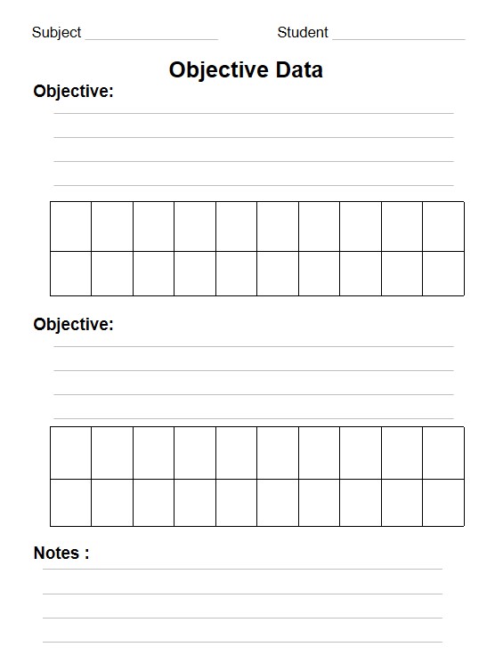 Special Education Community | ABC Data Sheet Tracker - Editable ...