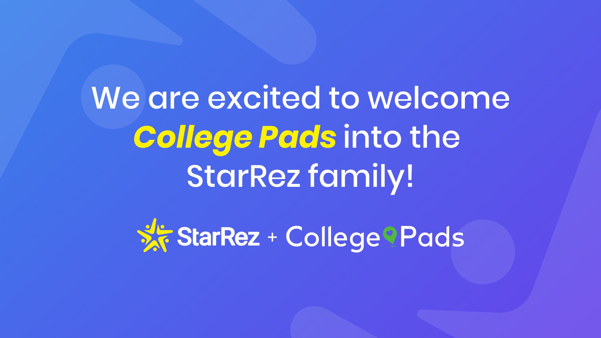 StarRez, - 🎉 We are very excited to announce that College Pads, a ...