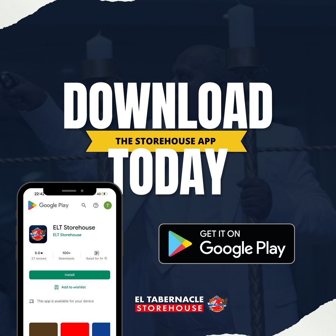 Our app is here!! DOWNLOAD... - El Tabernacle Storehouse