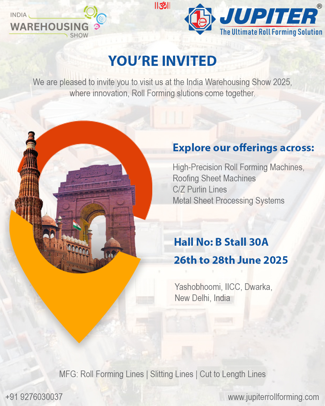 Jupiter - 📢 Come meet us at the India Warehousing Show 2025! We’re ...