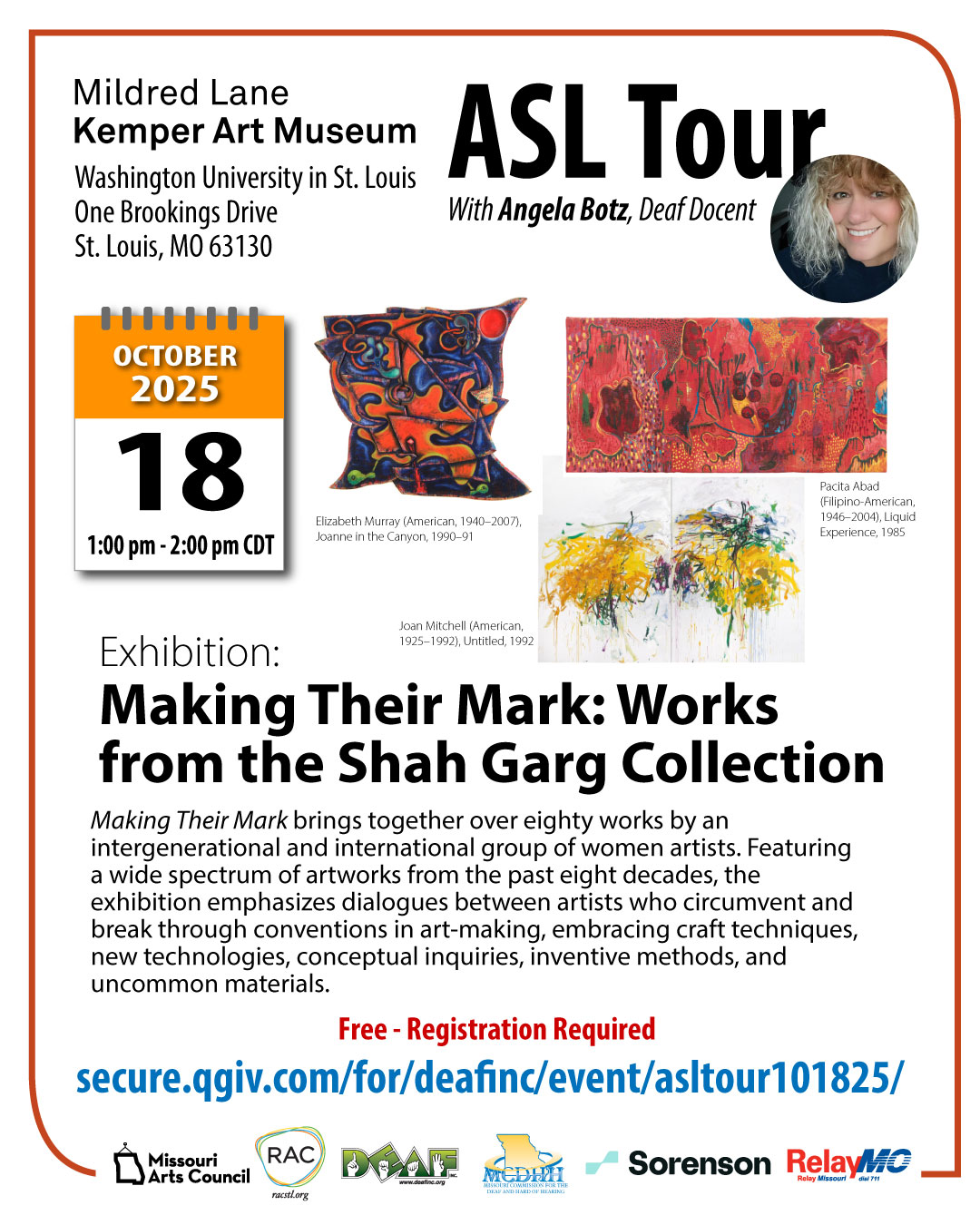 DEAF Inc. - IMPACTFUL WOMEN ARTISTS! Join Deaf docent... | Facebook