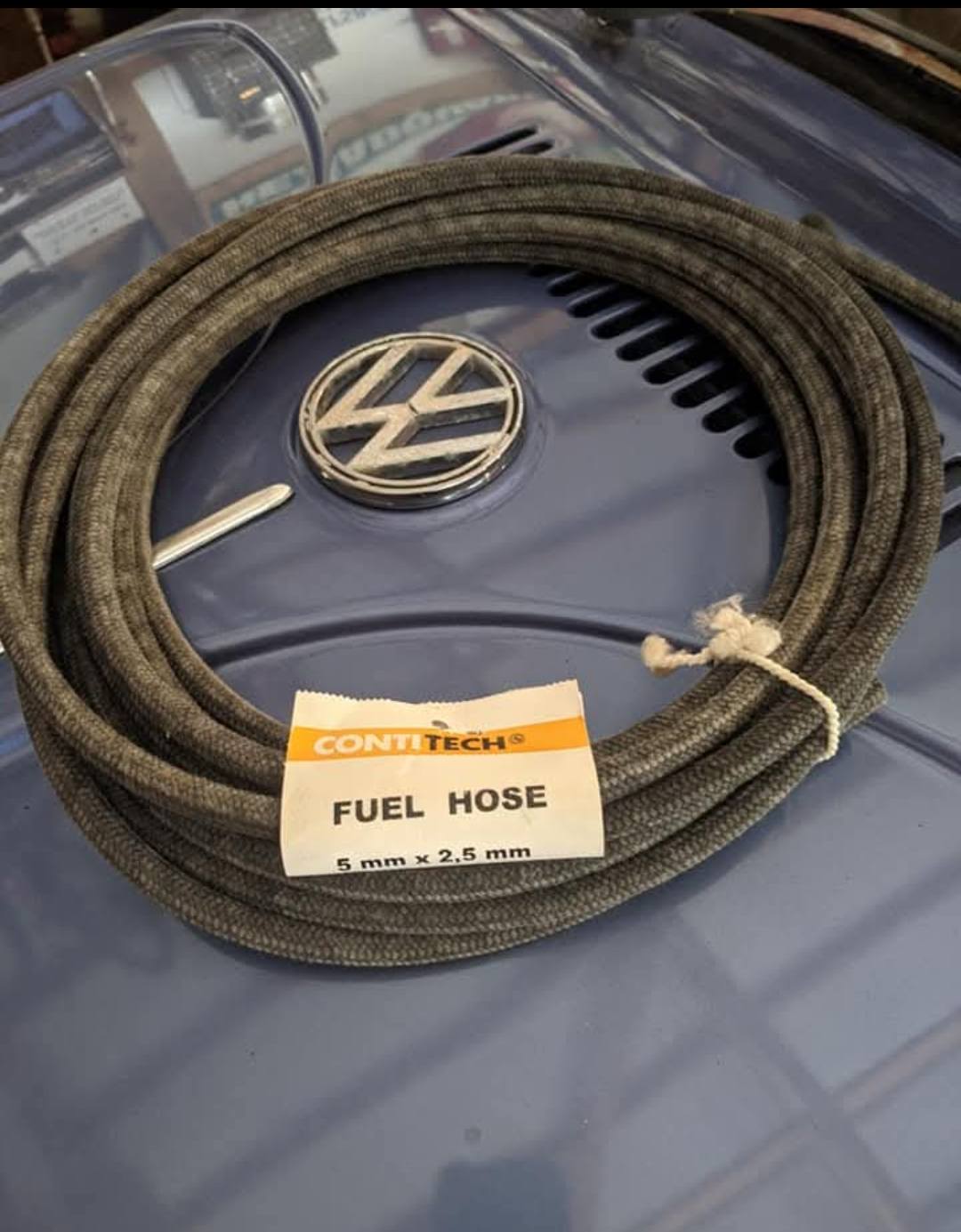 Continental-CRP 3.5mm Diesel/Fuel Injector Return Line Braided Hose – Made In Germany – 3 Feet Length