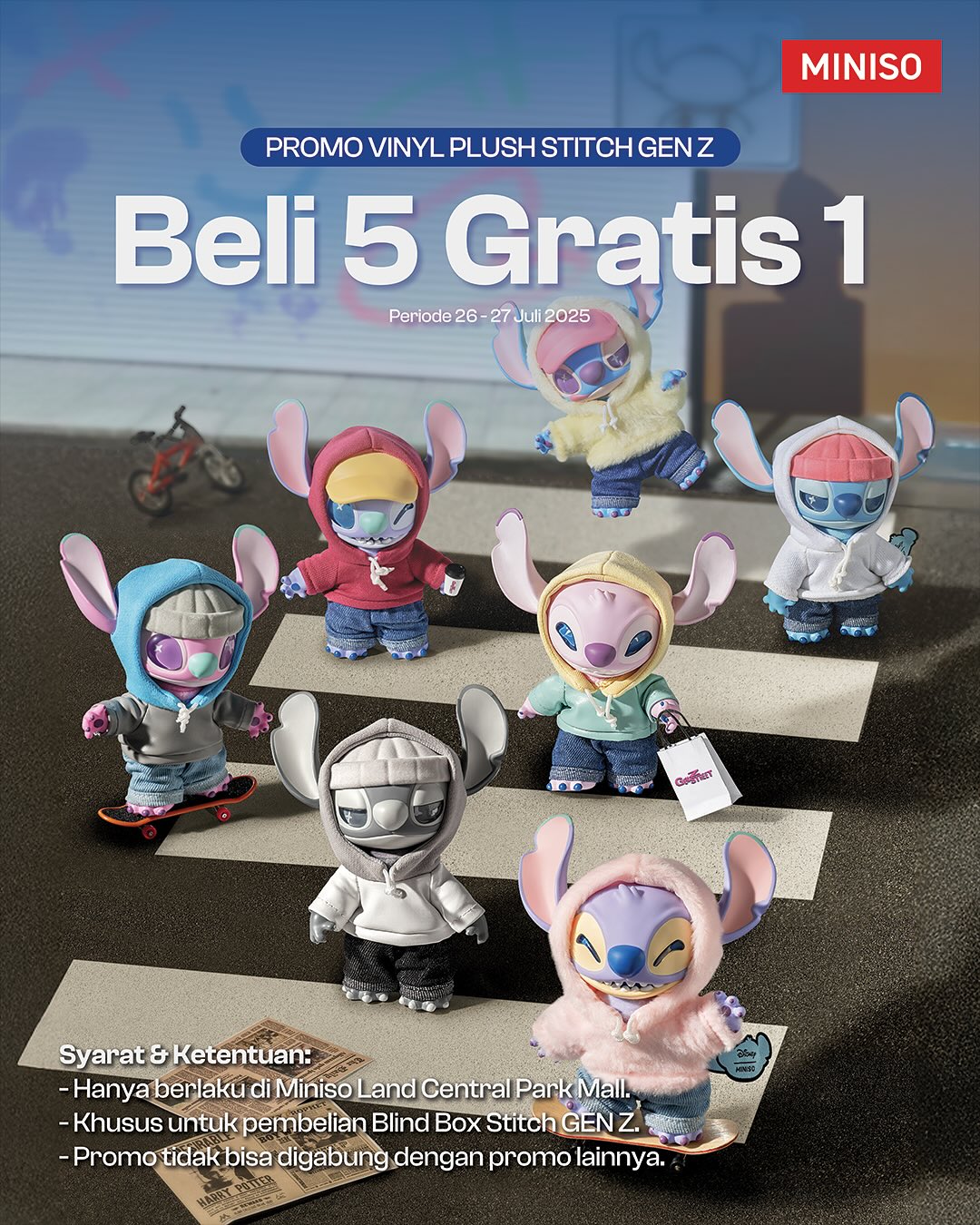 📣 Gen Z vibes + Stitch yang super gemes = combo wajib koleksi