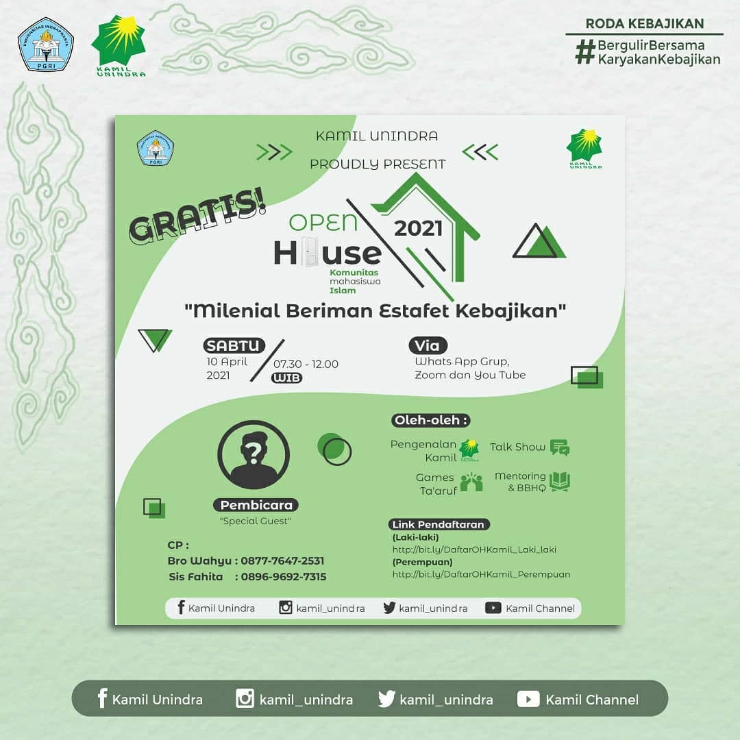 Kamil Unindra - [ OPEN HOUSE 2021 ] 🍃 Assalamu'alaikum...